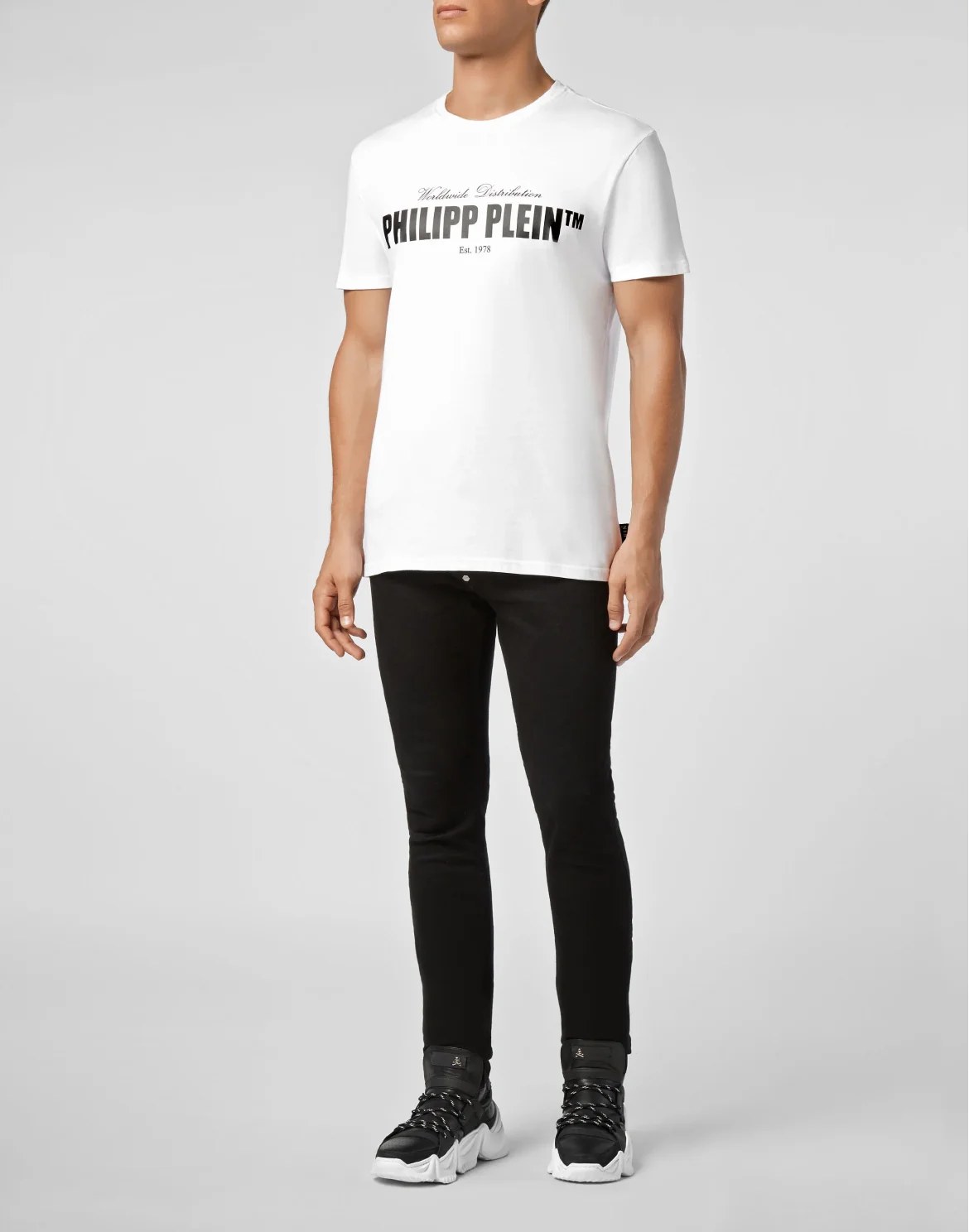 T-shirt Round Neck SS Philipp Plein TM, цвет: Белый