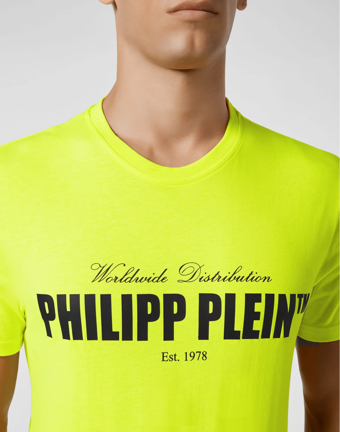 T-shirt Round Neck SS Philipp Plein TM, цвет: Желтый
