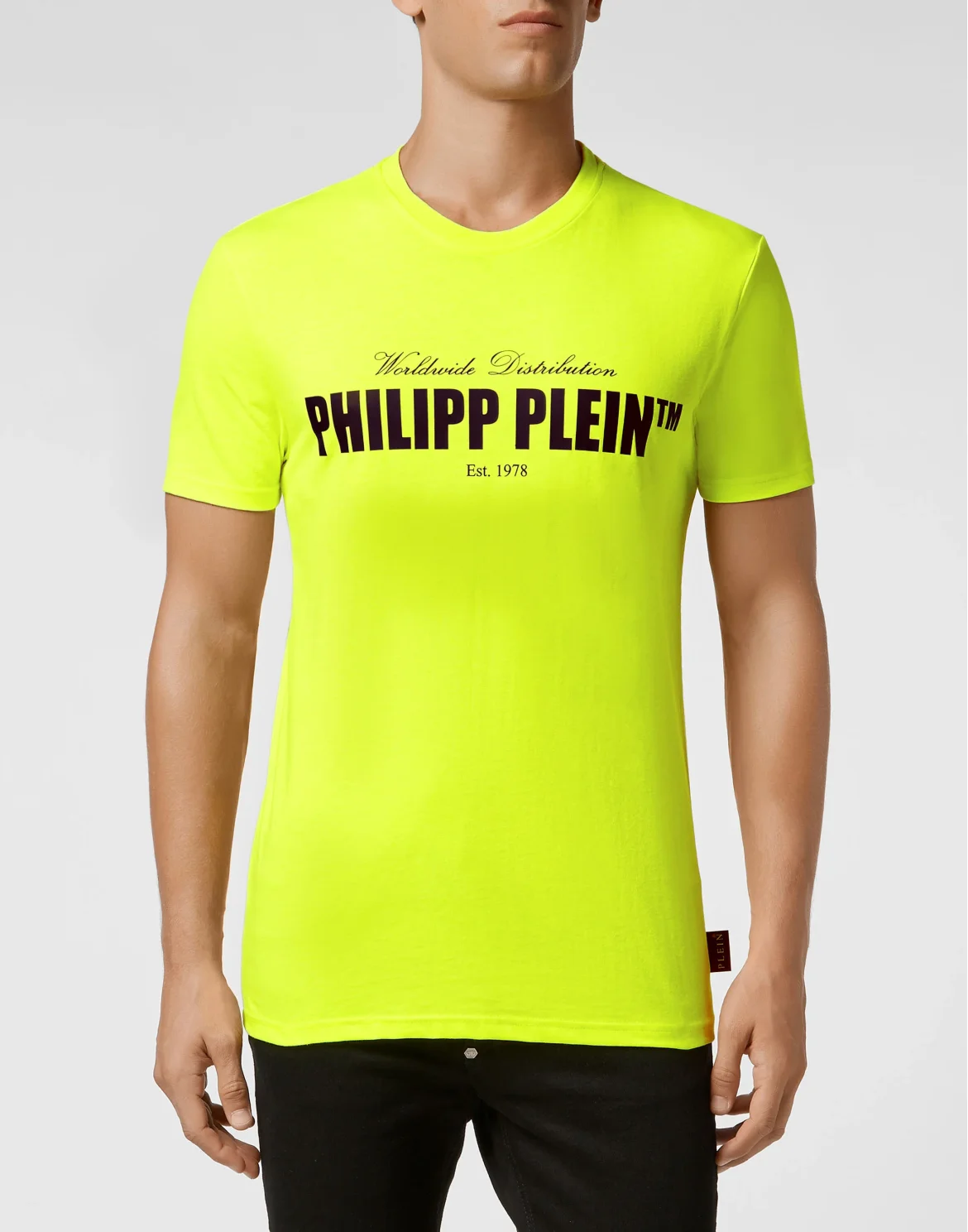 T-shirt Round Neck SS Philipp Plein TM, цвет: Желтый