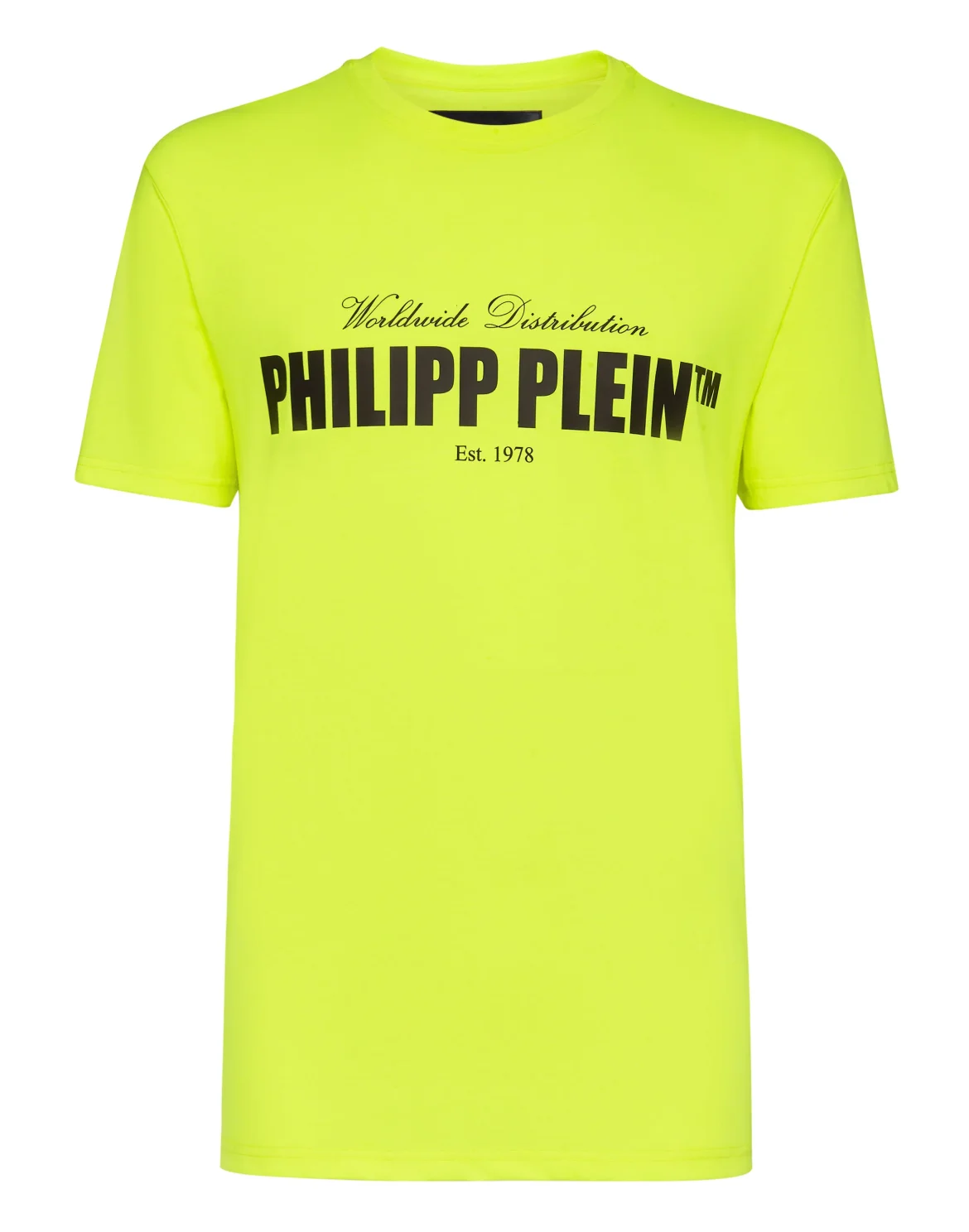 T-shirt Round Neck SS Philipp Plein TM, цвет: Желтый