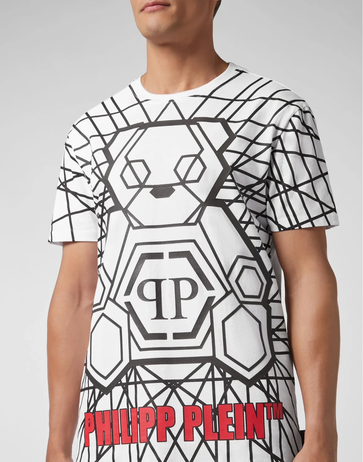 T-shirt Round Neck SS Teddy Bear, цвет: Белый