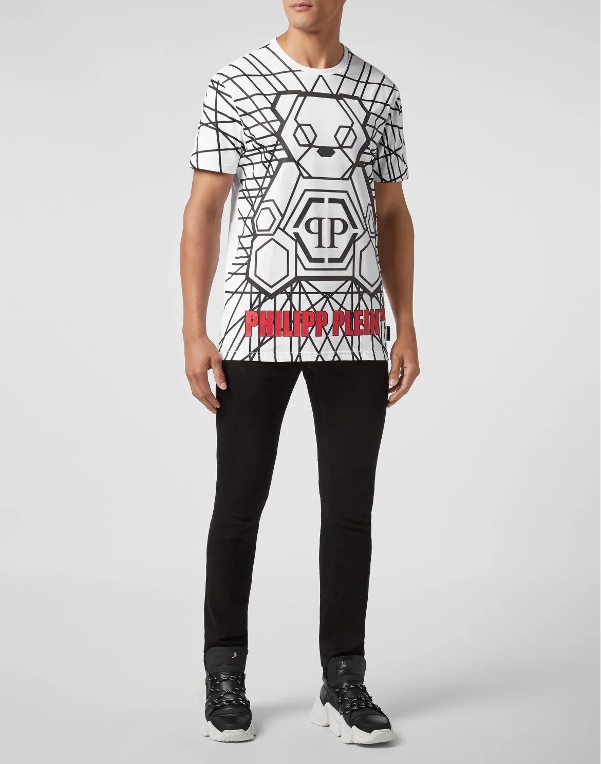 T-shirt Round Neck SS Teddy Bear, цвет: Белый