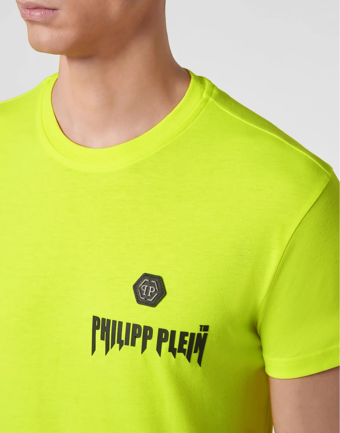 T-shirt Round Neck SS Philipp Plein TM, цвет: Желтый