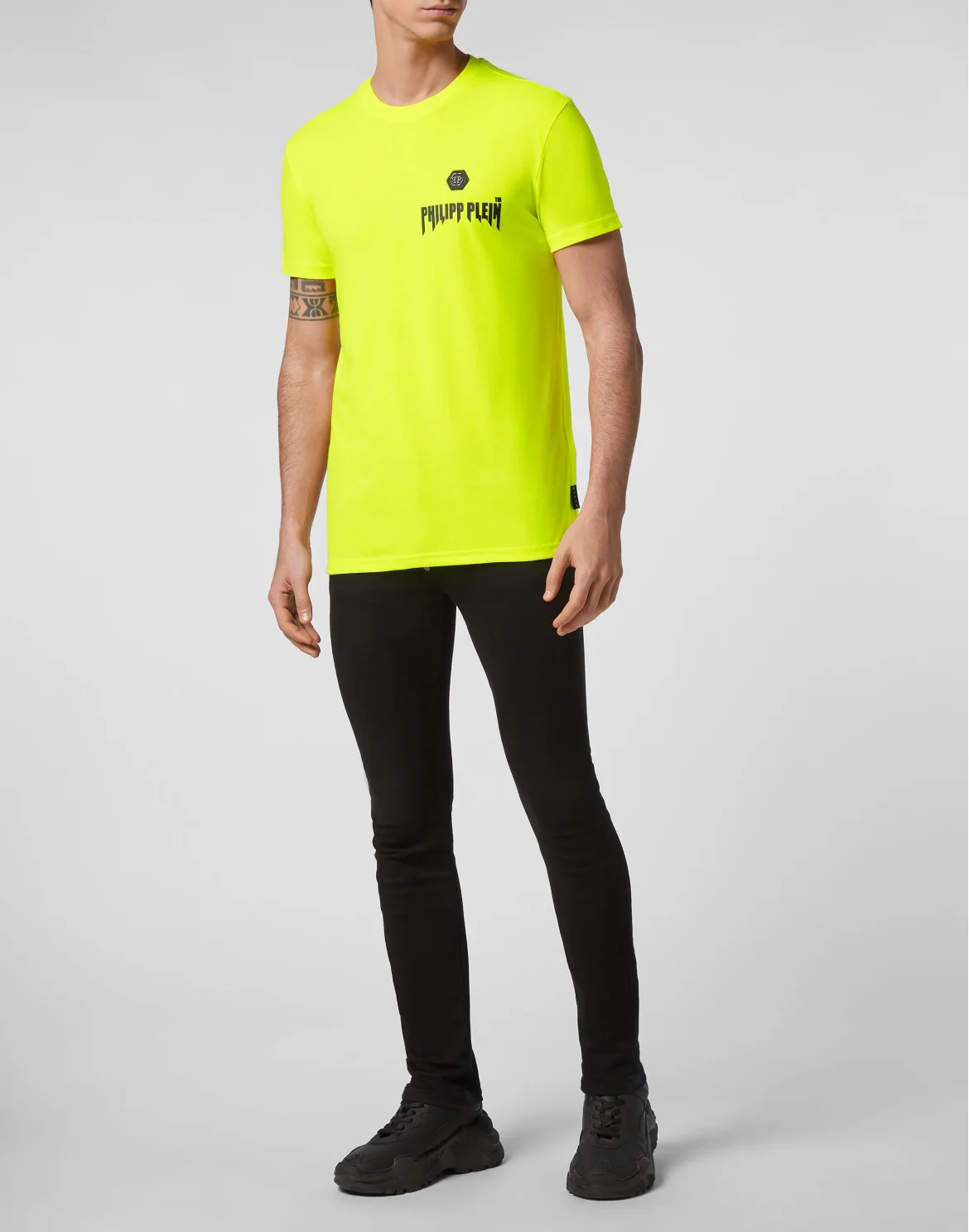 T-shirt Round Neck SS Philipp Plein TM, цвет: Желтый
