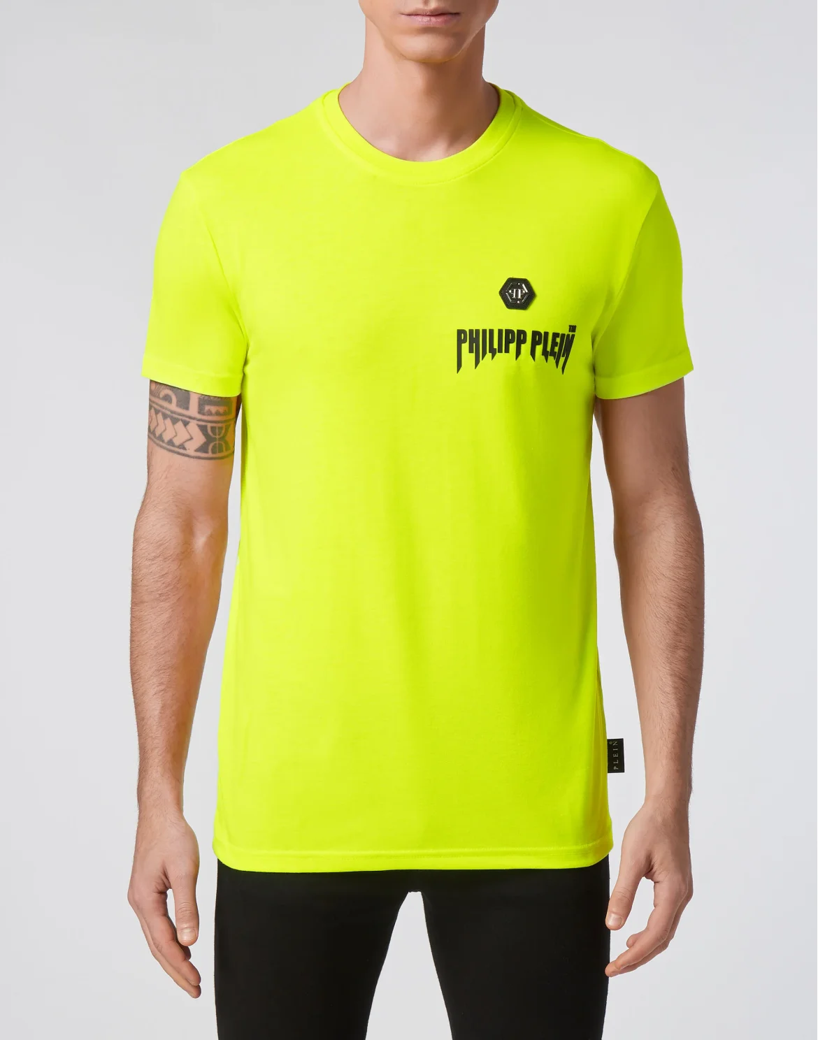 T-shirt Round Neck SS Philipp Plein TM, цвет: Желтый