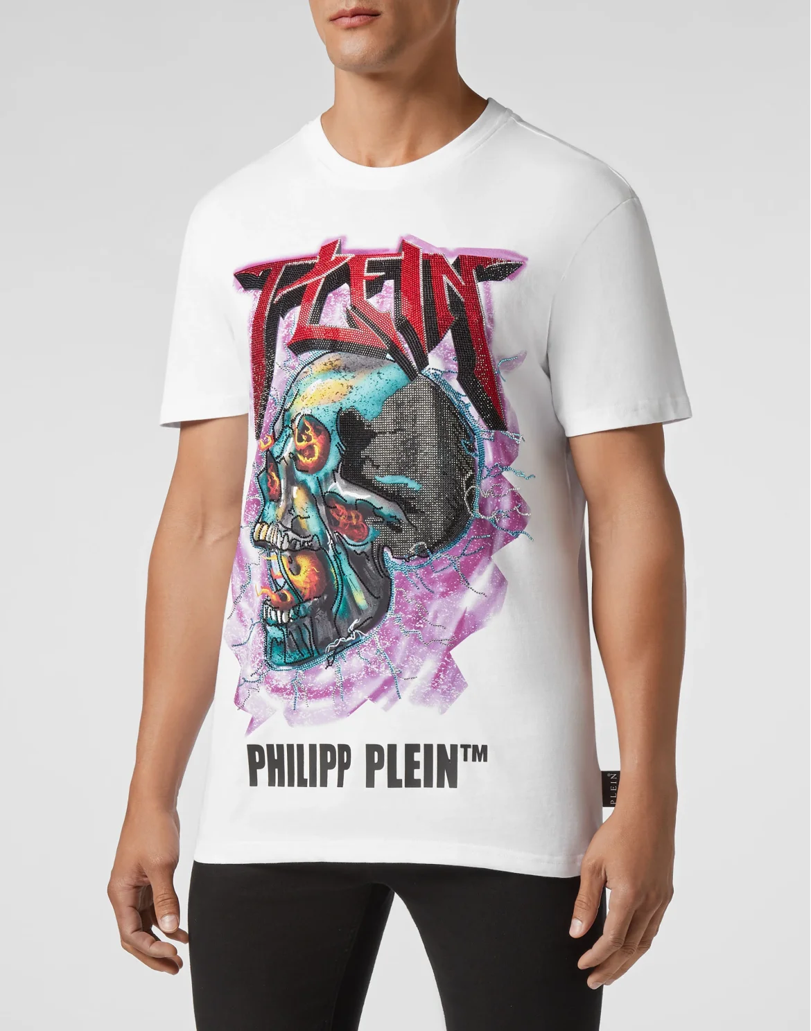 T-shirt Round Neck SS Rock PP, цвет: Белый