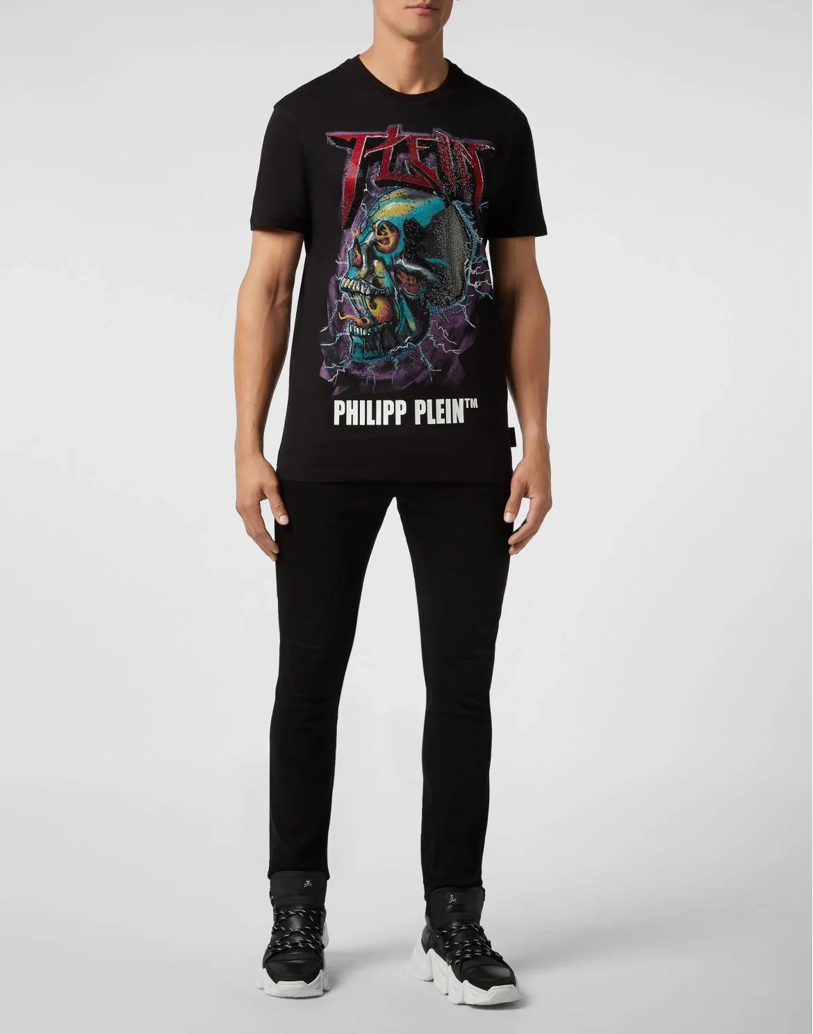 T-shirt Round Neck SS Rock PP, цвет: Черный