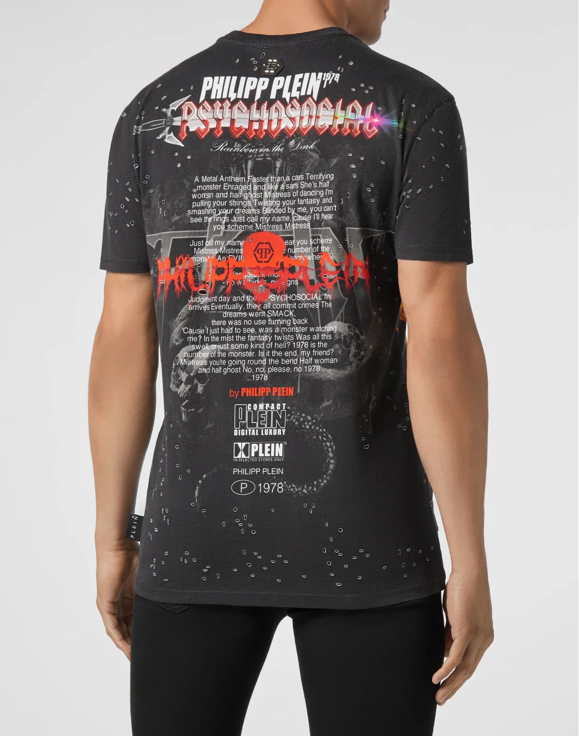 T-shirt Round Neck SS Psychosocial, цвет: Черный