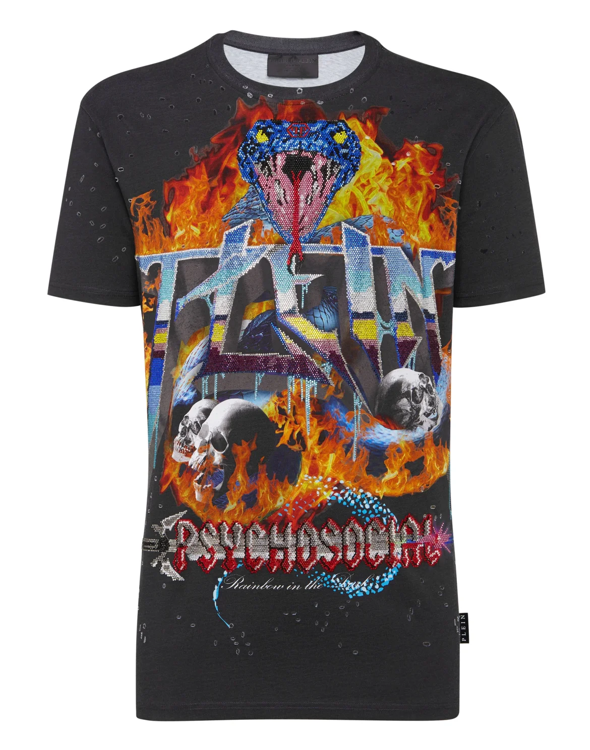 T-shirt Round Neck SS Psychosocial, цвет: Черный
