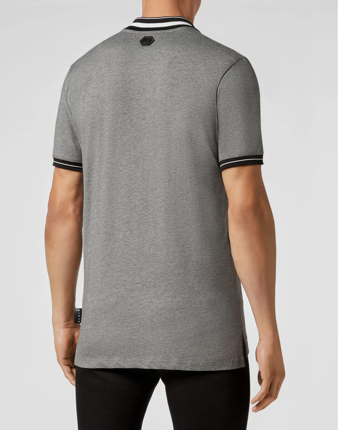Slim Fit Polo shirt SS  Philipp Plein TM, цвет: Серый