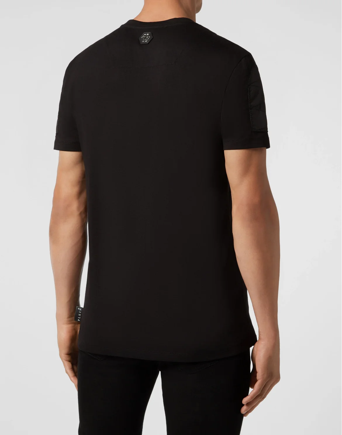T-shirt Round Neck SS Skull strass, цвет: Черный