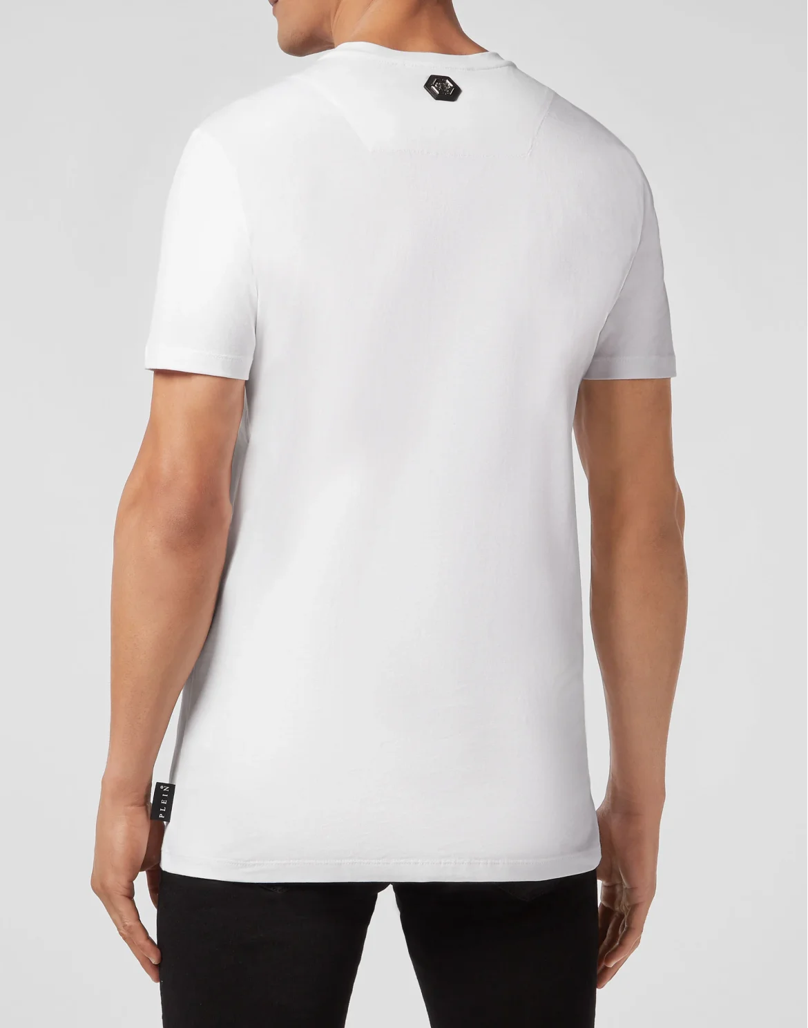 T-shirt Round Neck SS Skull and Plein, цвет: Белый
