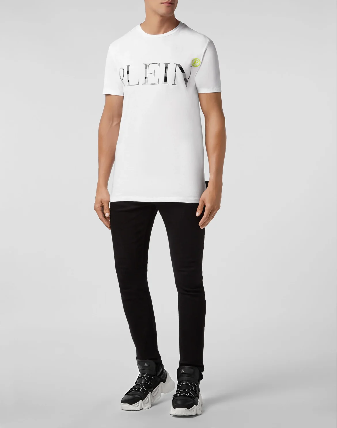 T-shirt Round Neck LS Camouflage, цвет: Белый