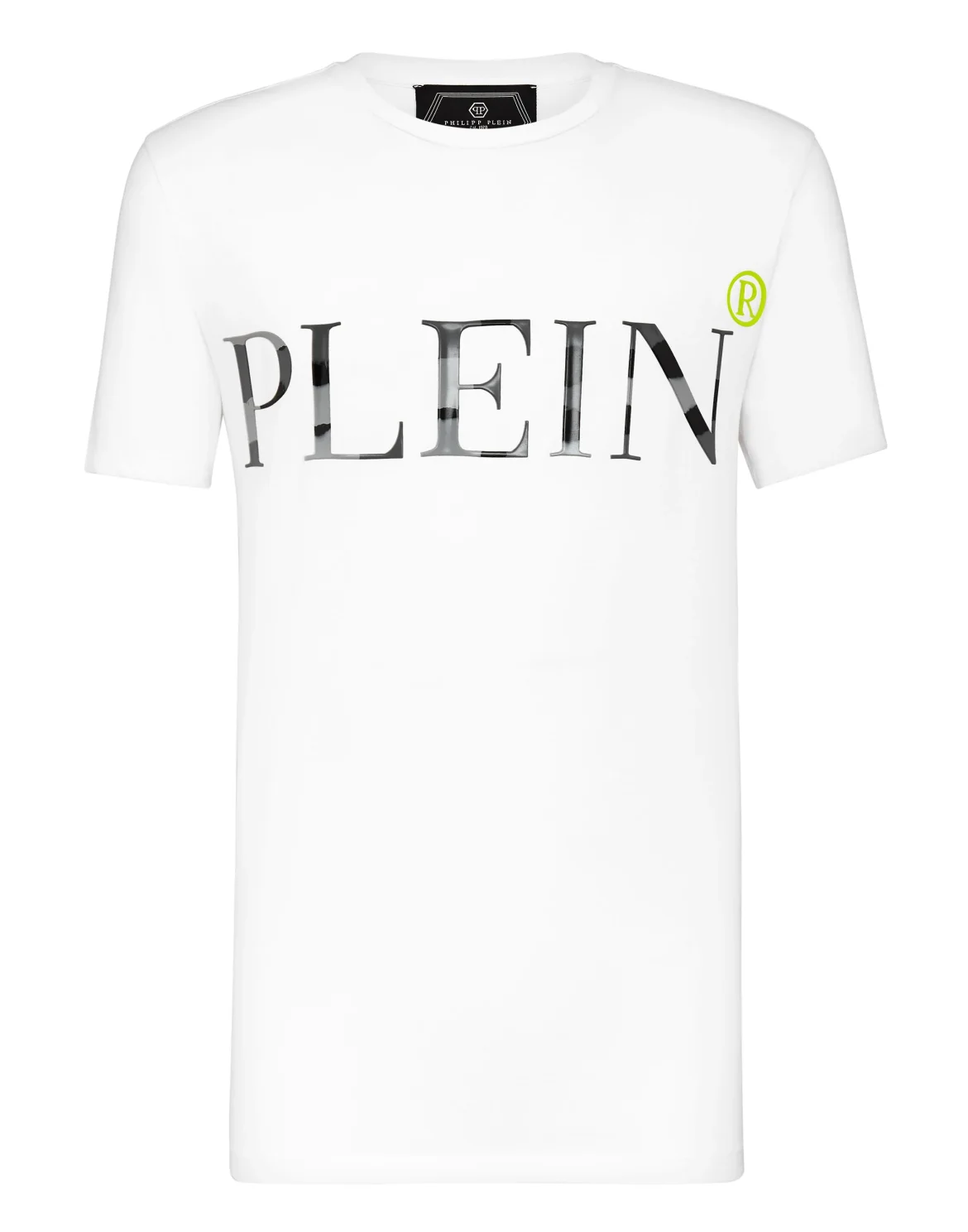 T-shirt Round Neck LS Camouflage, цвет: Белый