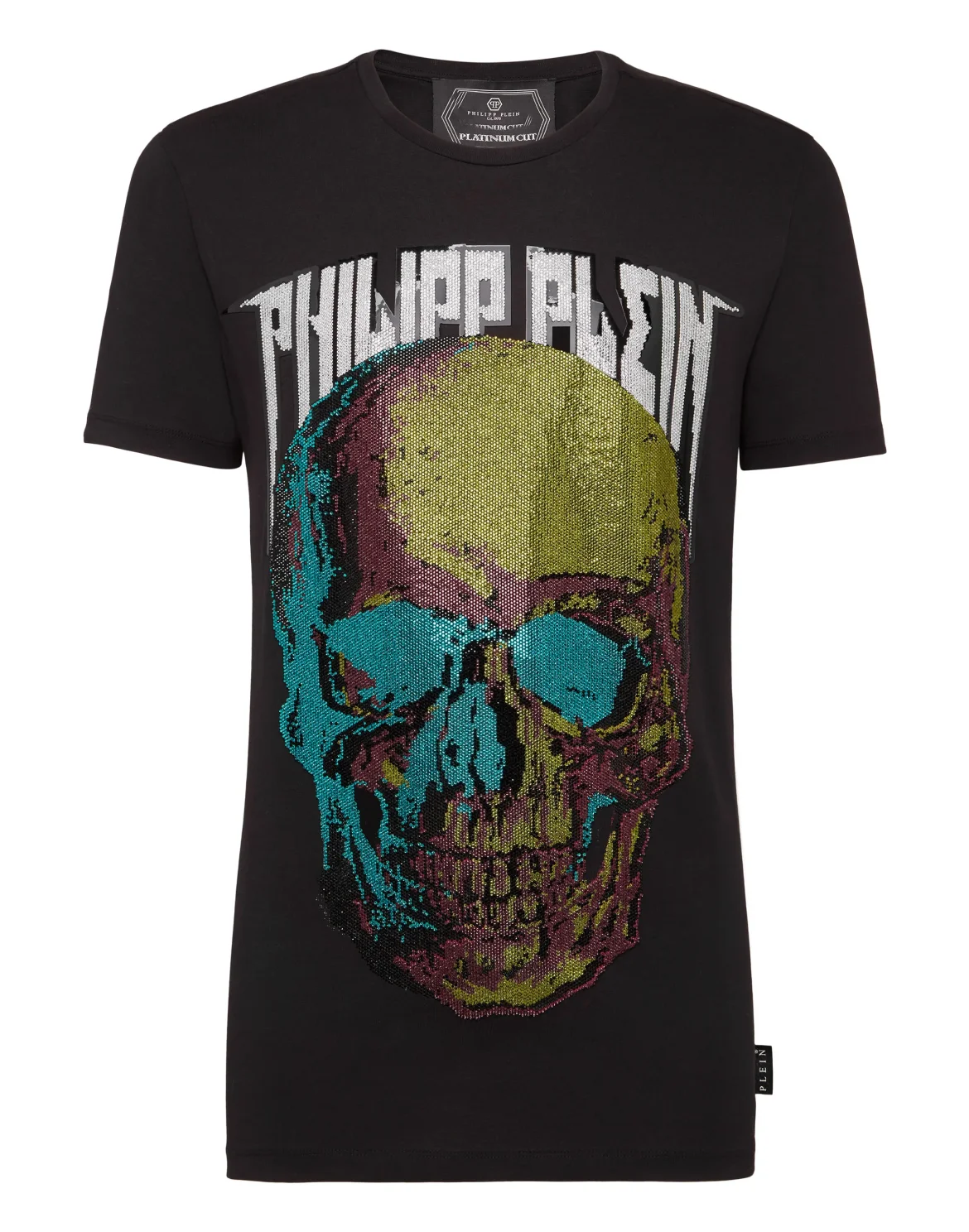 T-shirt Round Neck SS Skull and Plein, цвет: Черный