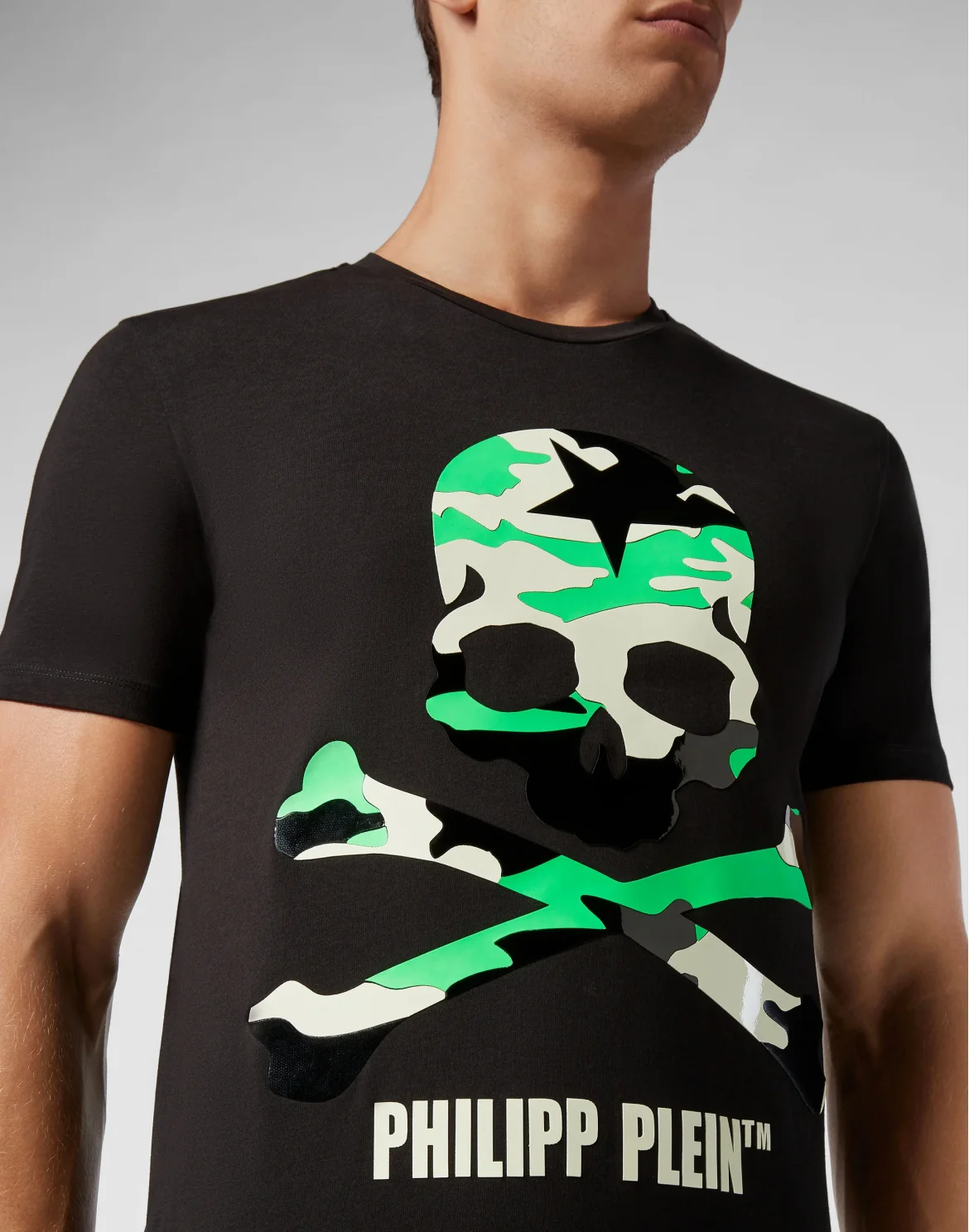T-shirt Round Neck SS Skull, цвет: Черный