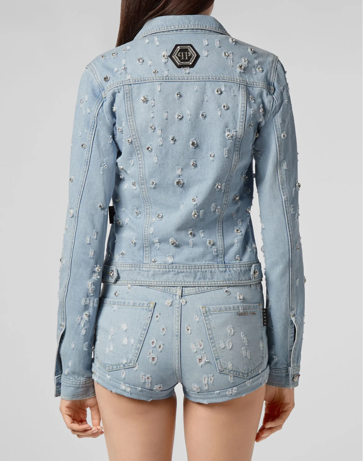 Denim Jacket Crystal, цвет: Голубой