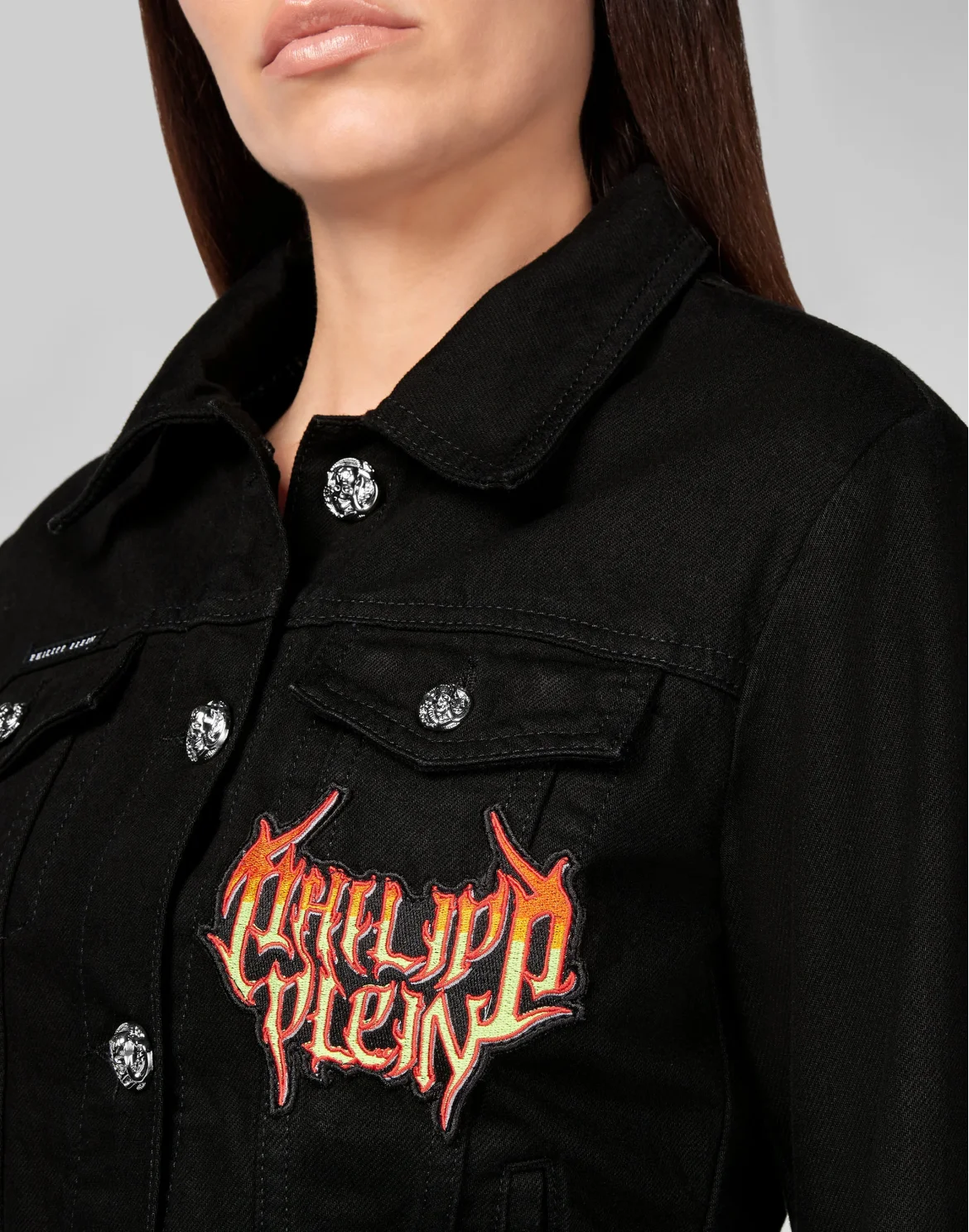 Denim Jacket Rock PP, цвет: Черный