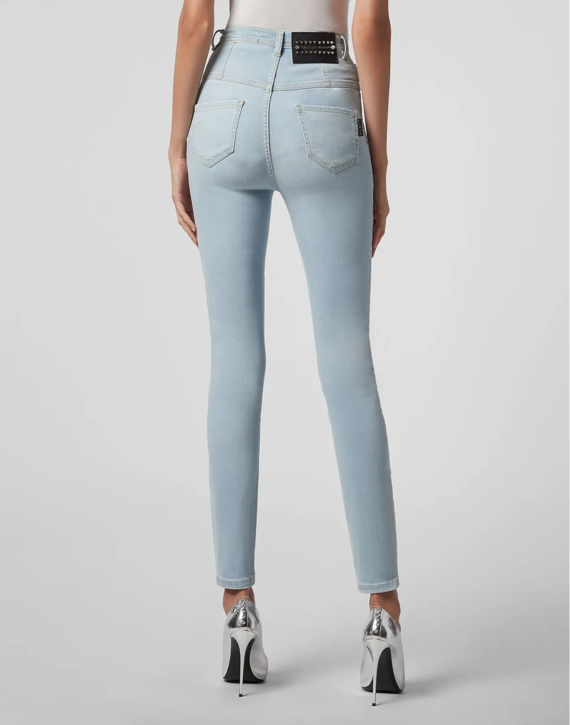 Super High Waist Jegging, цвет: Голубой