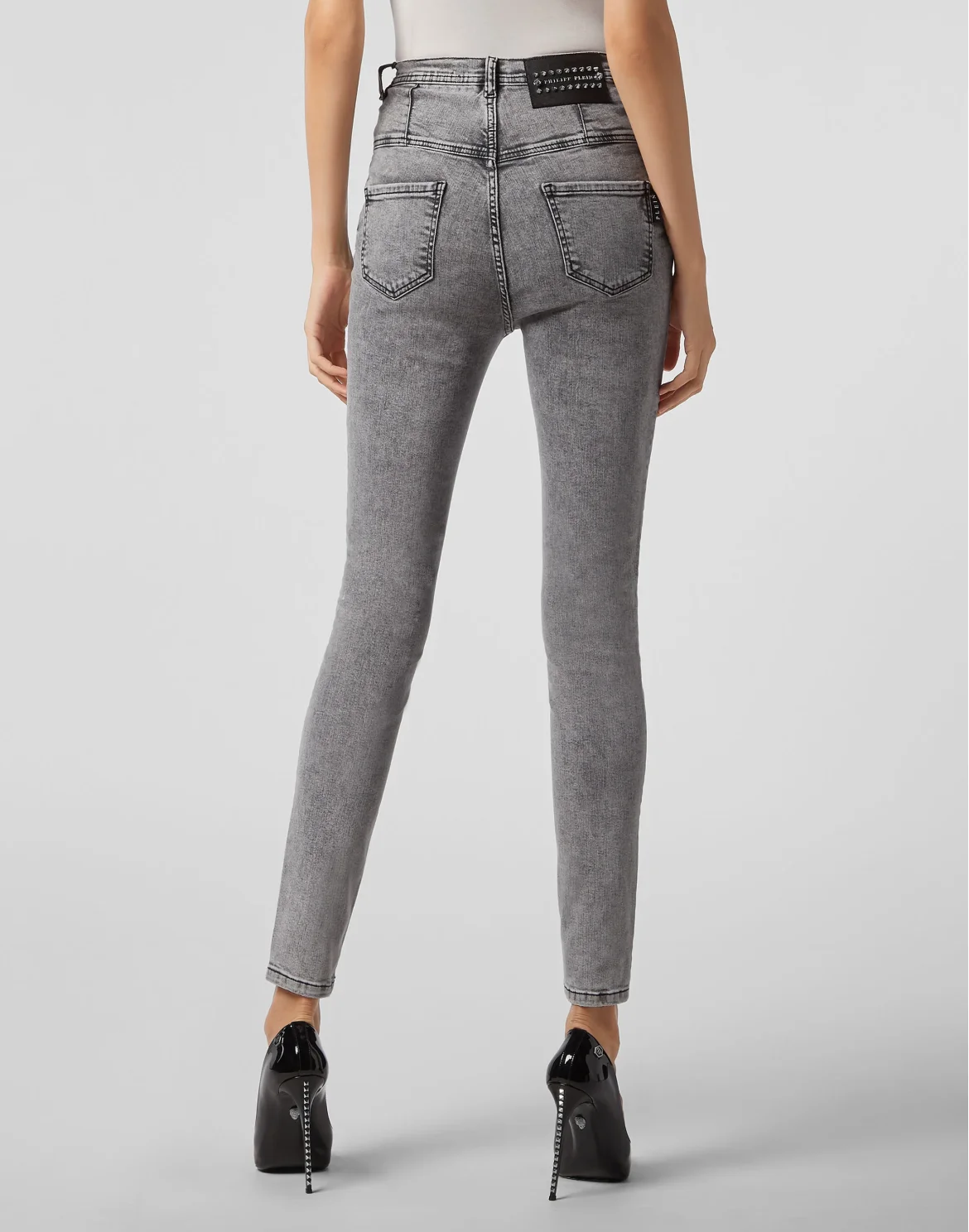 Super High Waist Jegging, цвет: Серый