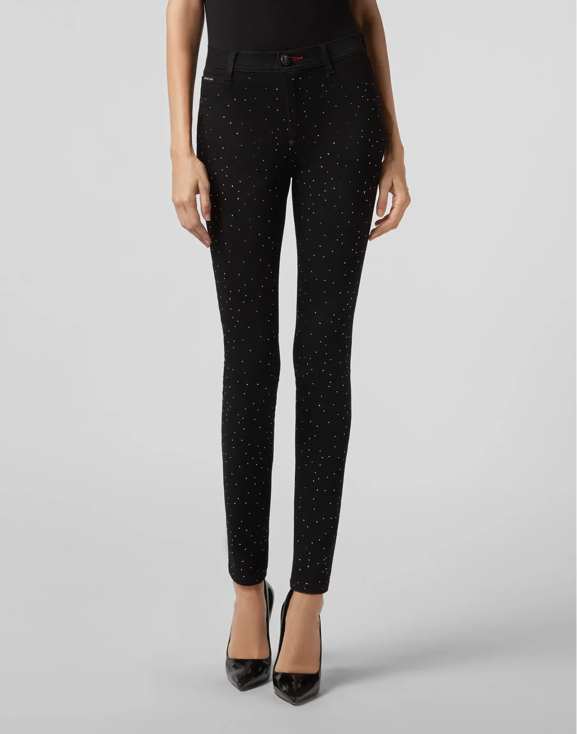 High Waist Jegging Crystal, цвет: Черный