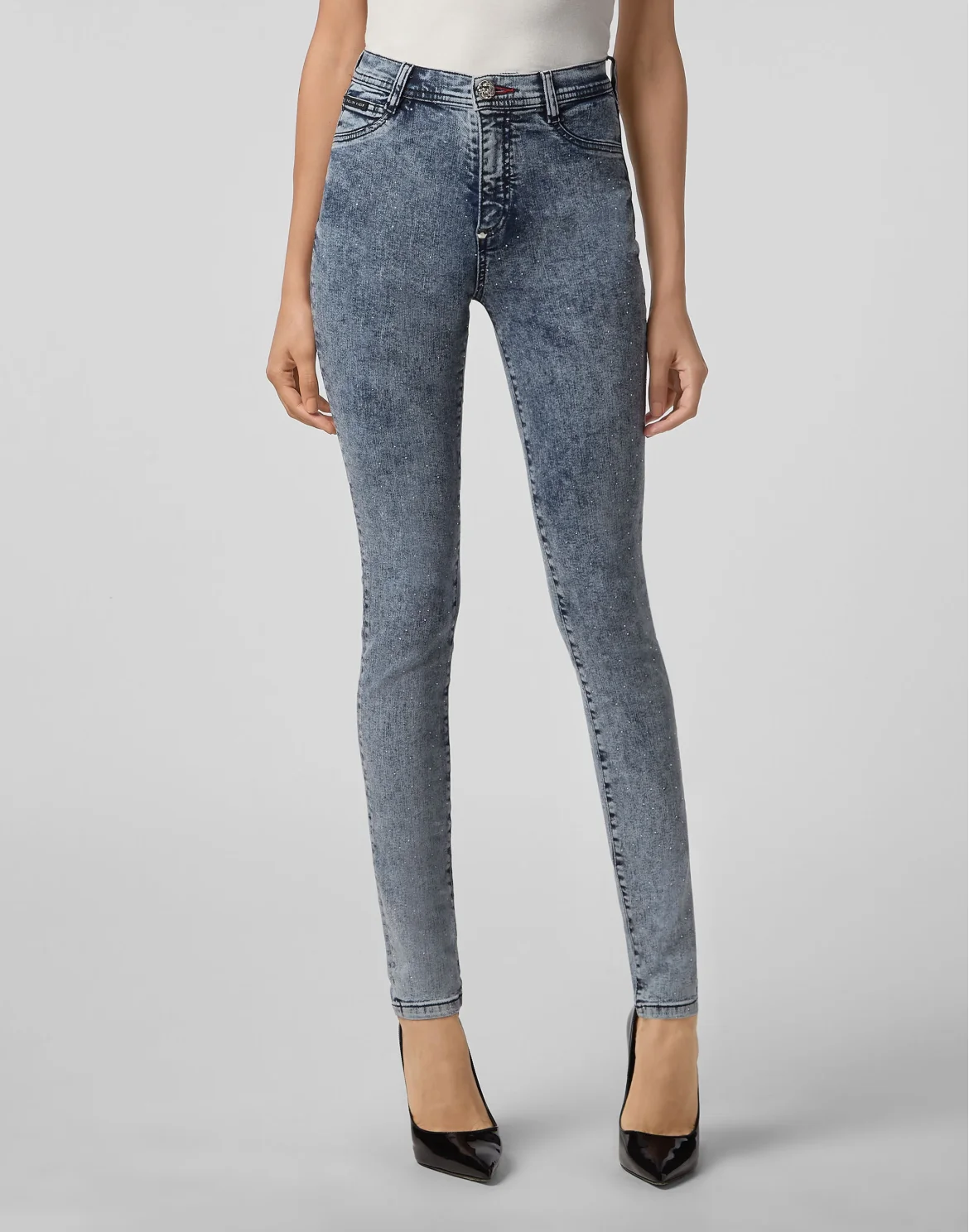High Waist Jegging Crystal, цвет: Синий