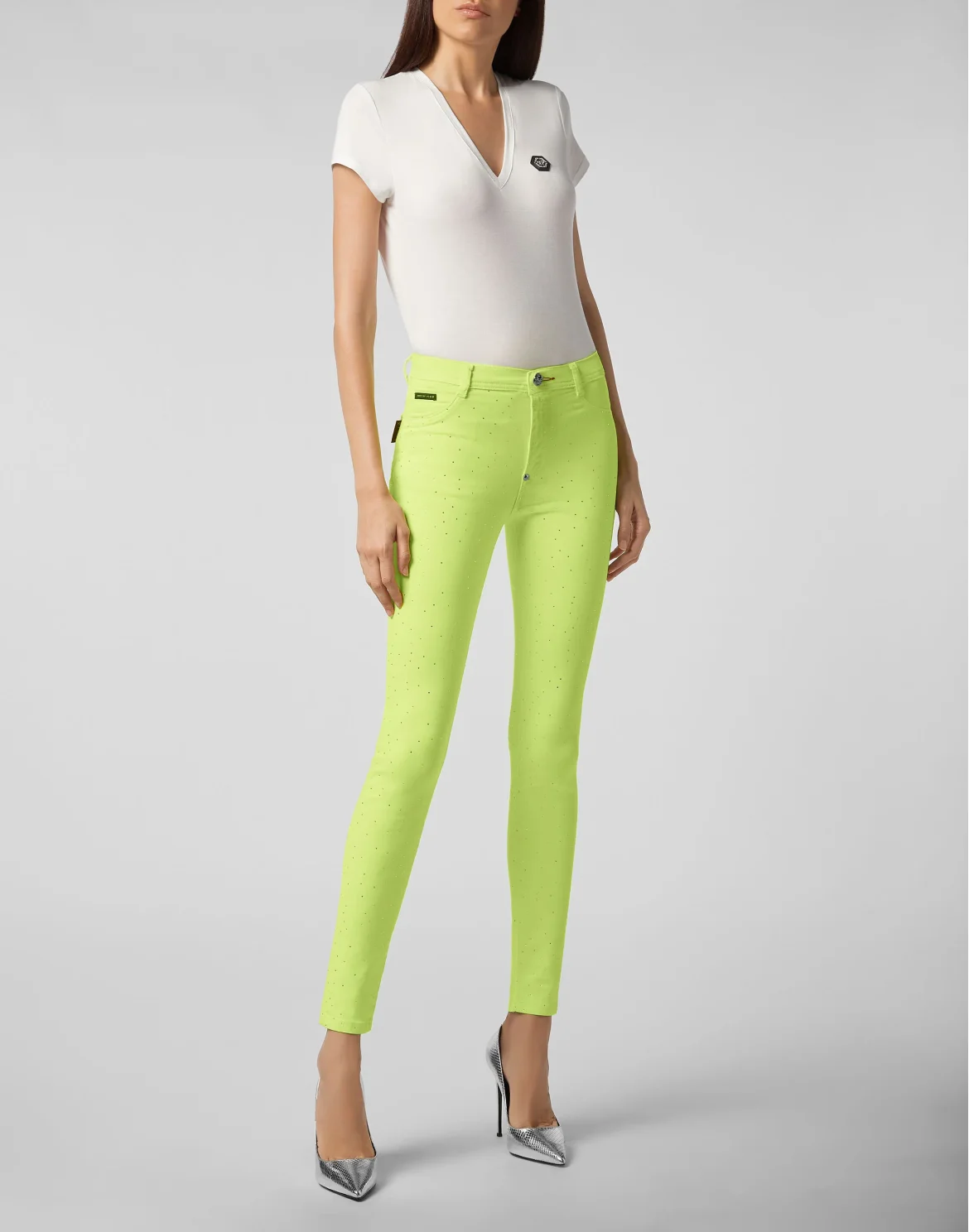 High Waist Jegging Crystal, цвет: Желтый