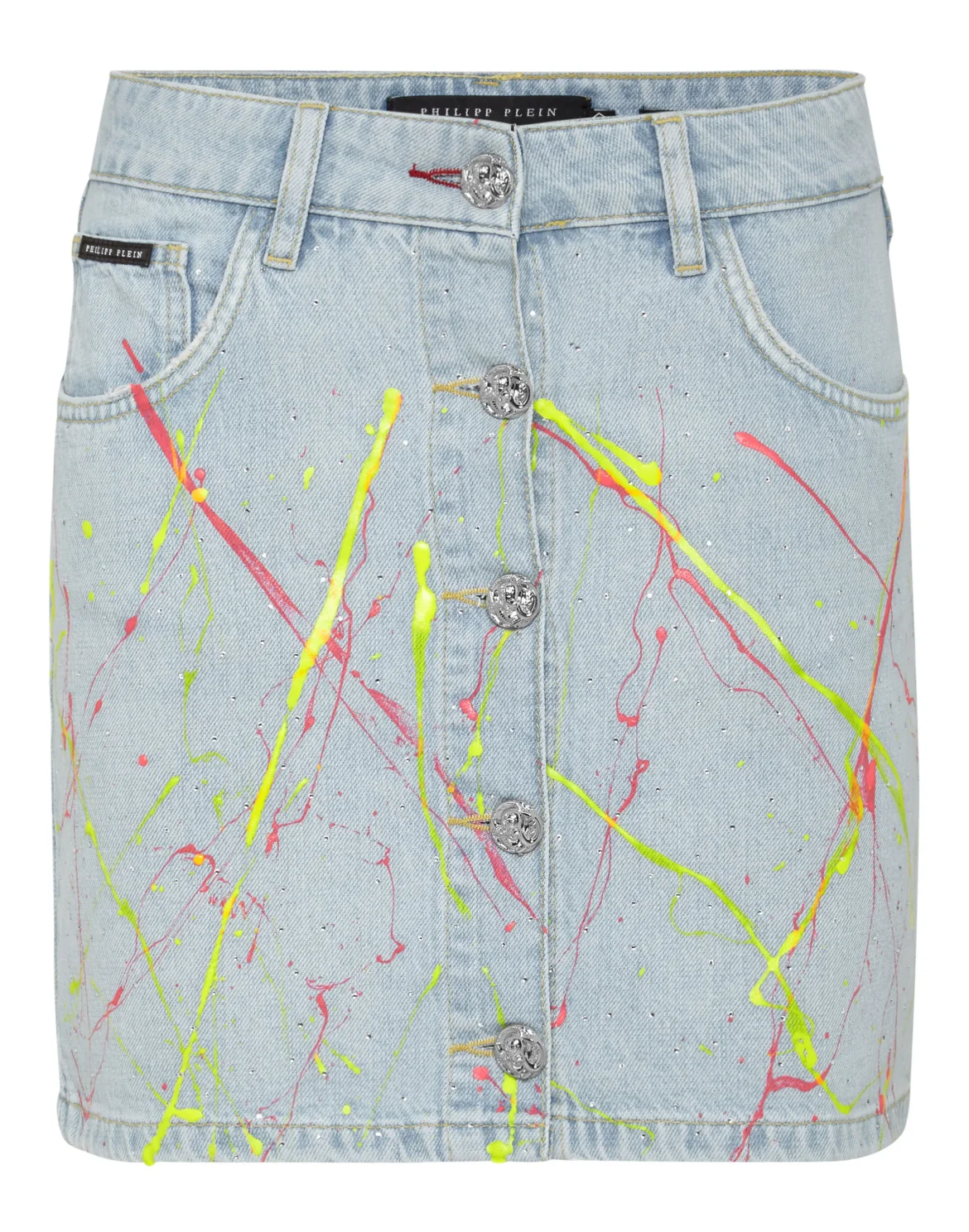 Denim Skirt Crystal, цвет: Голубой
