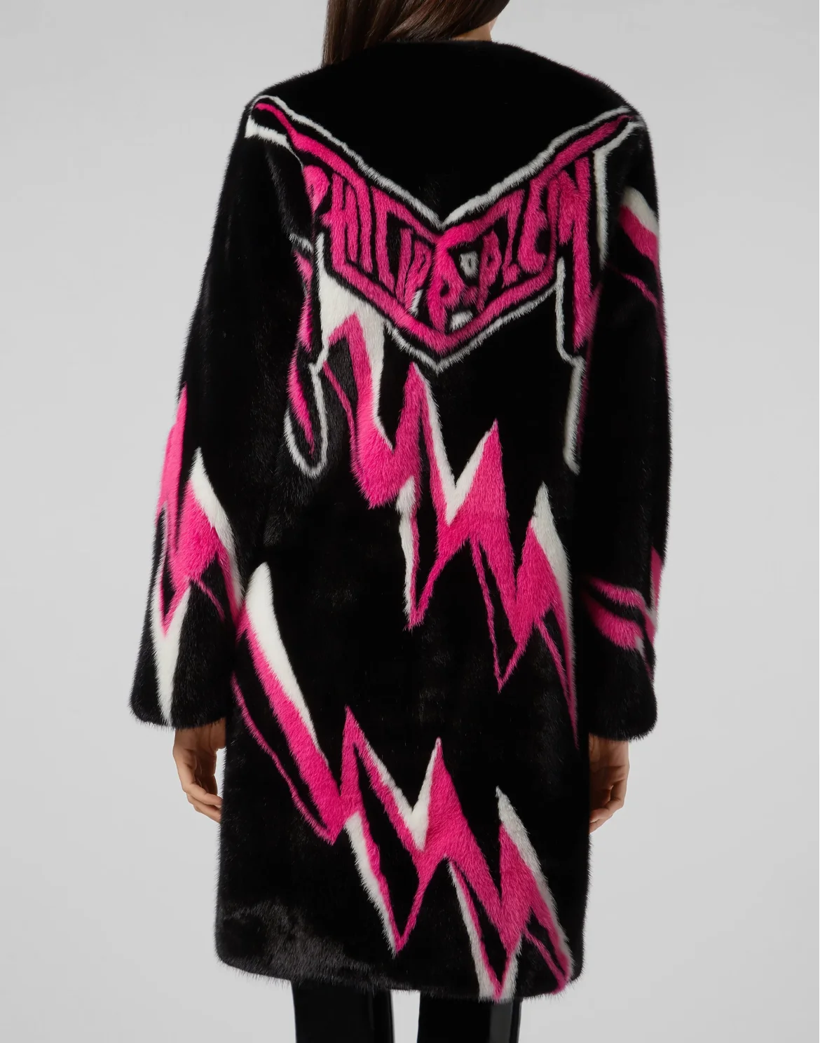 Fur Coat Long Thunder, цвет: Черный