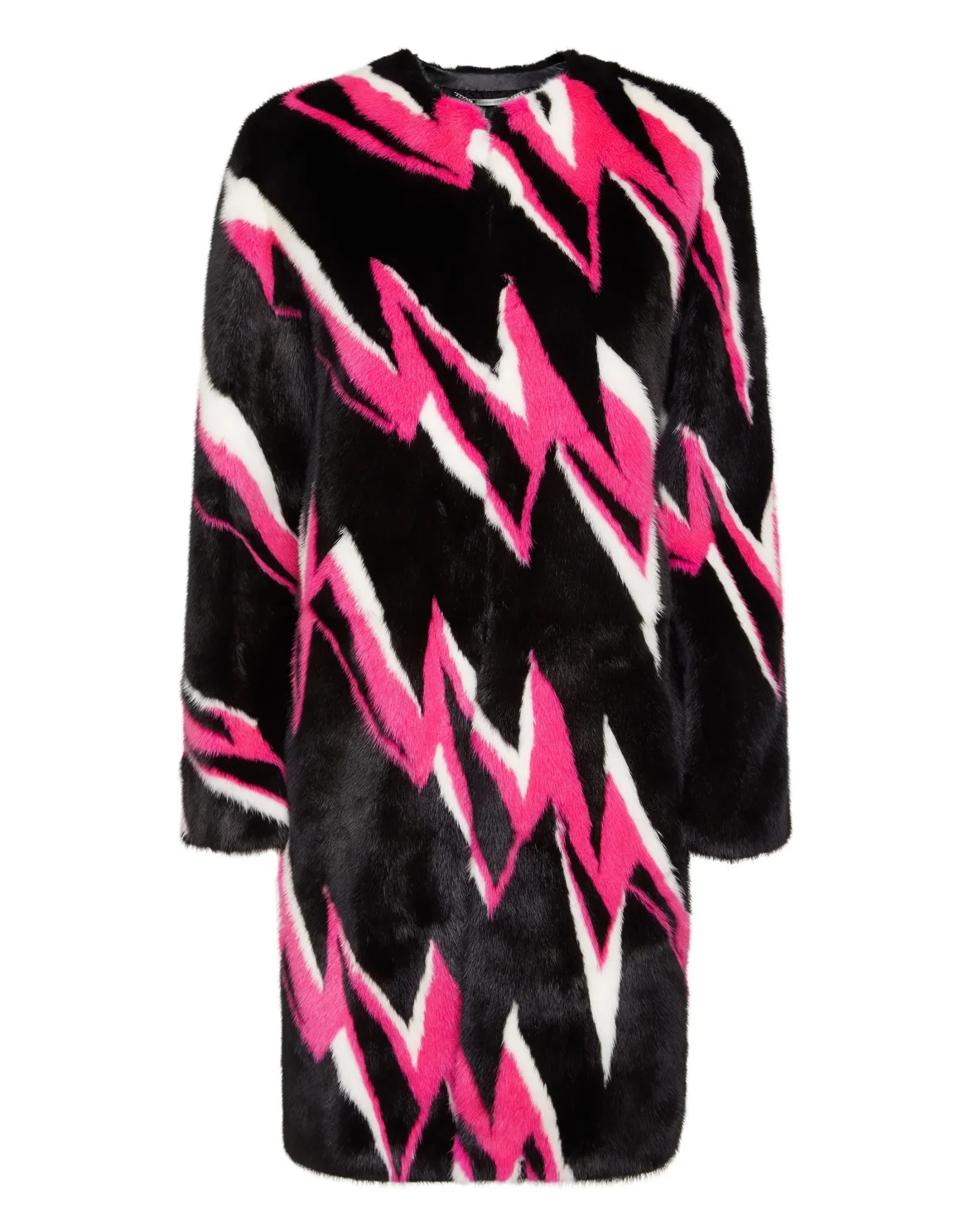 Fur Coat Long Thunder, цвет: Черный