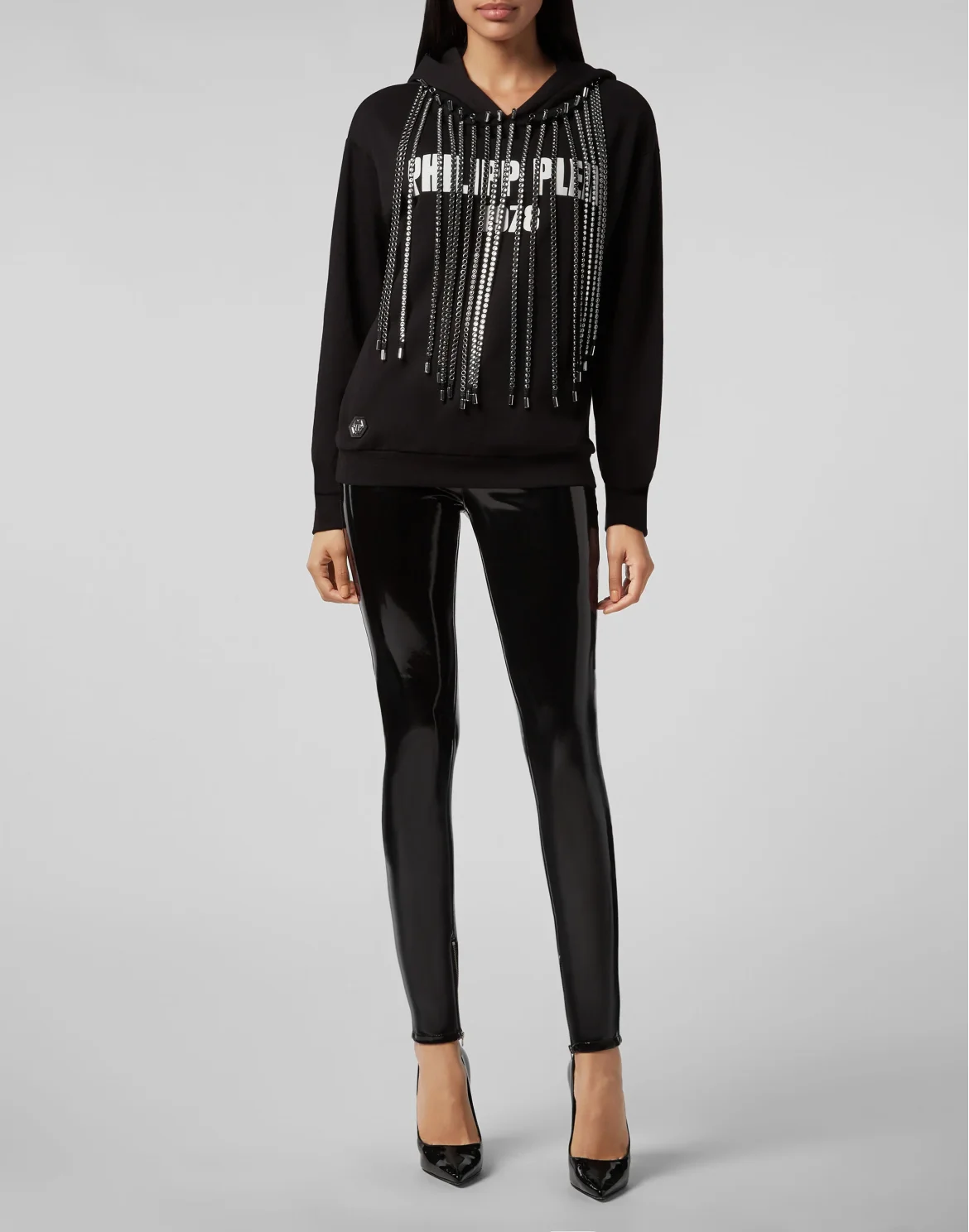 Hoodie sweatshirt Fringe, цвет: Черный