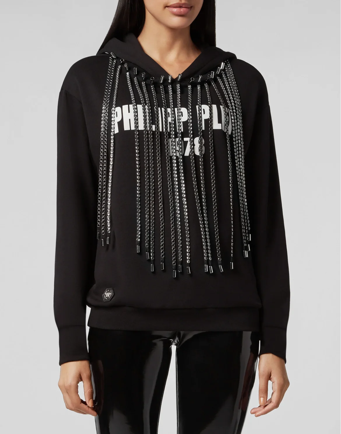 Hoodie sweatshirt Fringe, цвет: Черный
