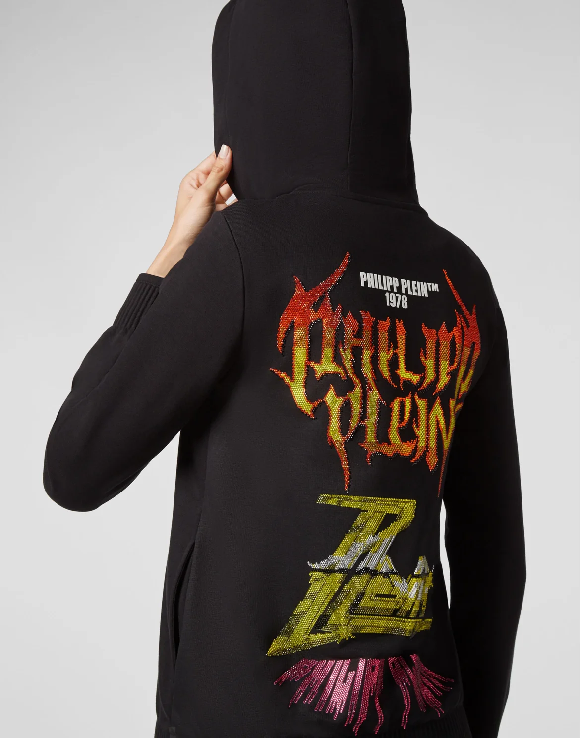 Hoodie Sweatjacket Rock PP, цвет: Черный