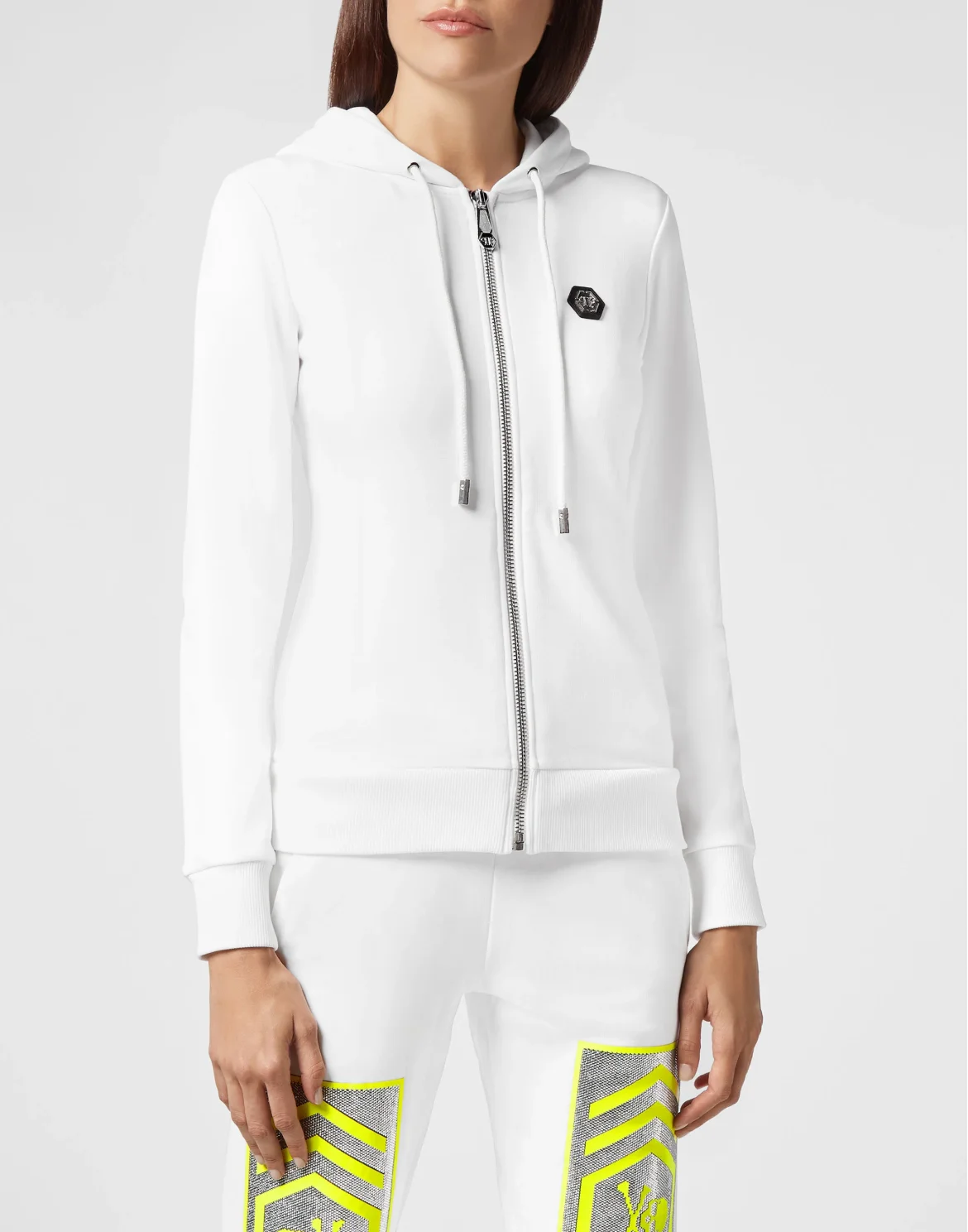 Hoodie Sweatjacket Philipp Plein TM, цвет: Белый