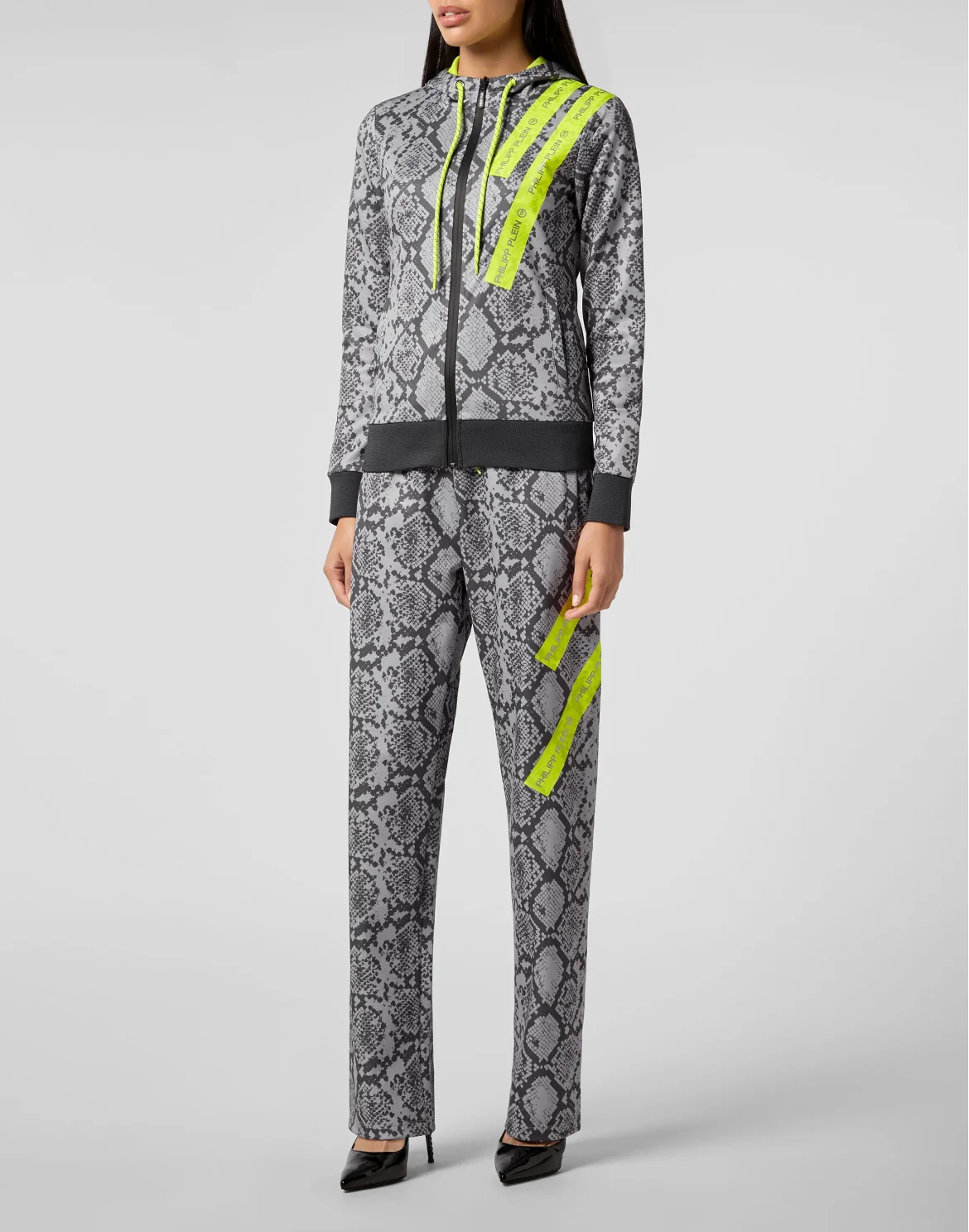 Hoodie Sweatjacket Philipp Plein TM, цвет: Серый