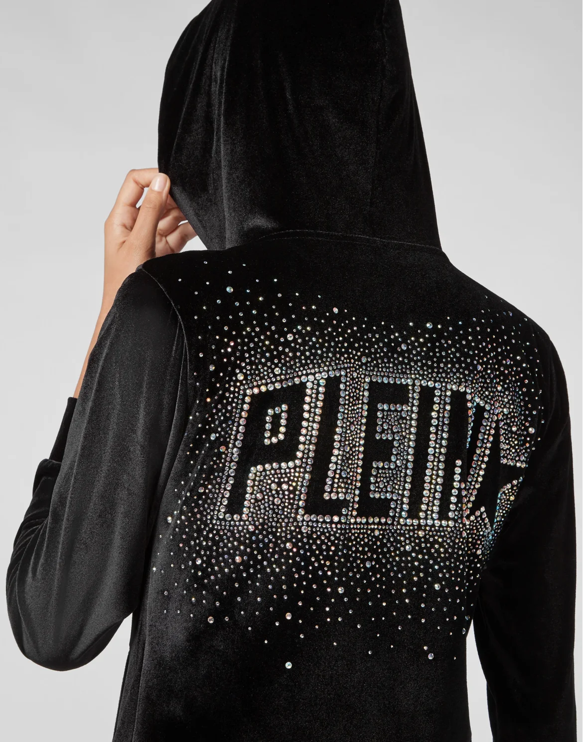 Hoodie Sweatjacket Plein Star, цвет: Черный