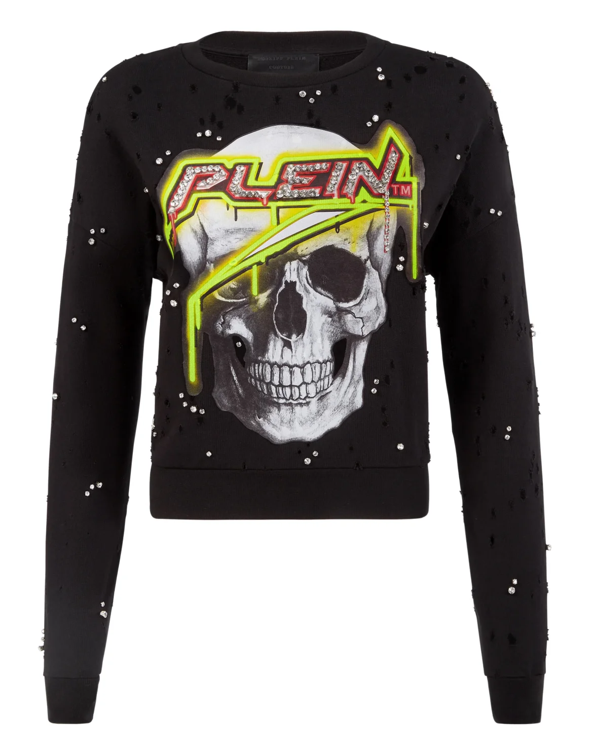 Sweatshirt LS Space Plein, цвет: Черный