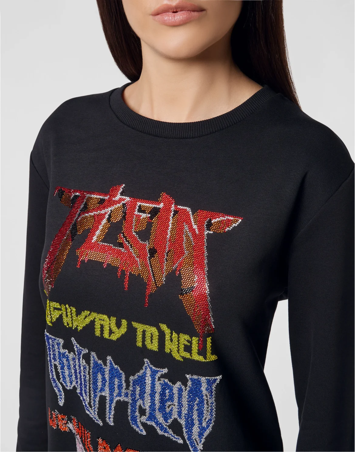 Sweatshirt Dress Rock PP, цвет: Черный