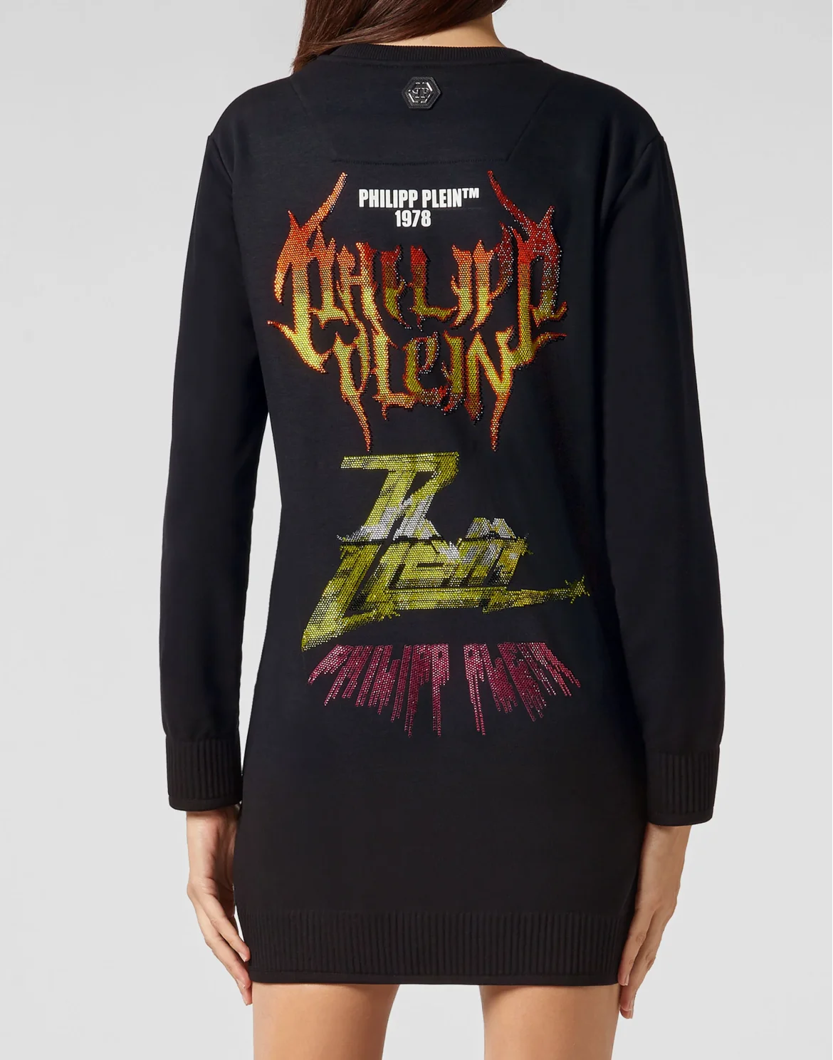Sweatshirt Dress Rock PP, цвет: Черный
