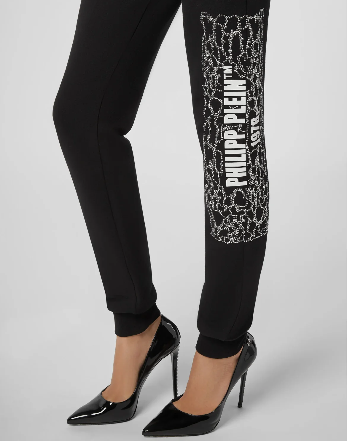 Jogging Trousers Crystal Plein, цвет: Черный