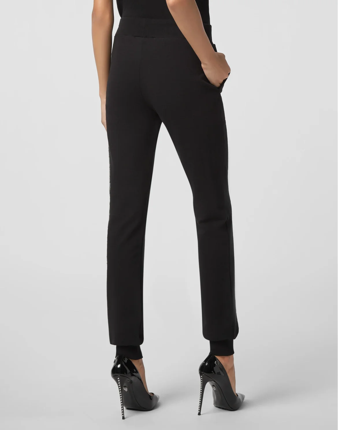 Jogging Trousers Crystal Plein, цвет: Черный