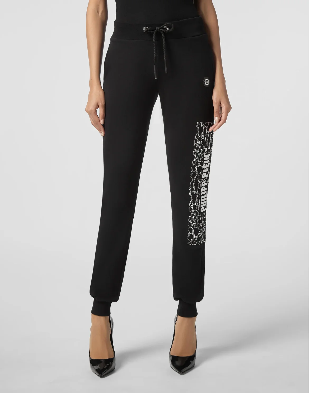 Jogging Trousers Crystal Plein, цвет: Черный