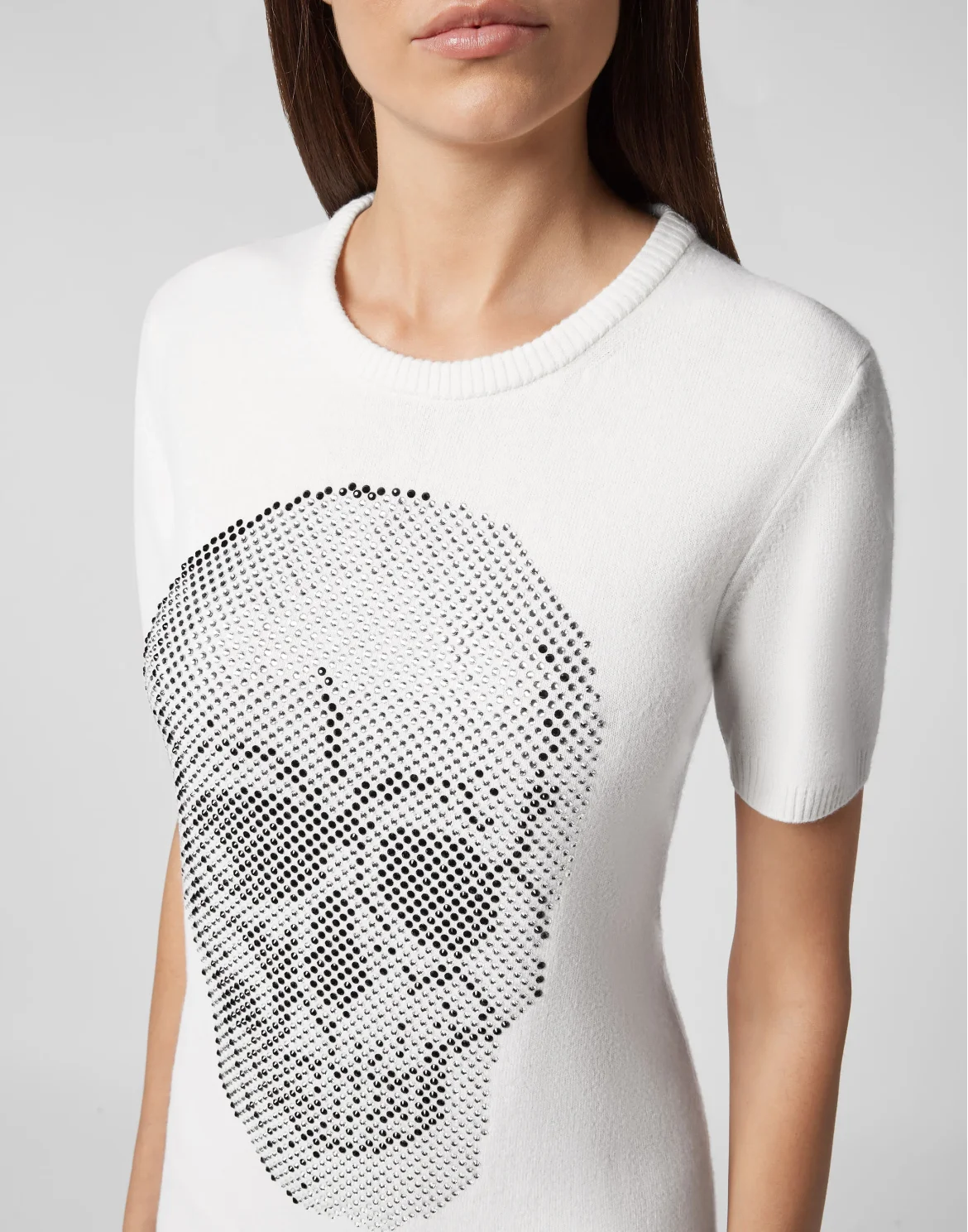 Knit  Dress Skull crystal, цвет: Белый