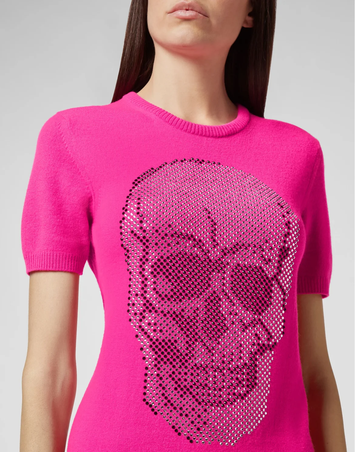 Knit  Dress Skull crystal, цвет: Розовый