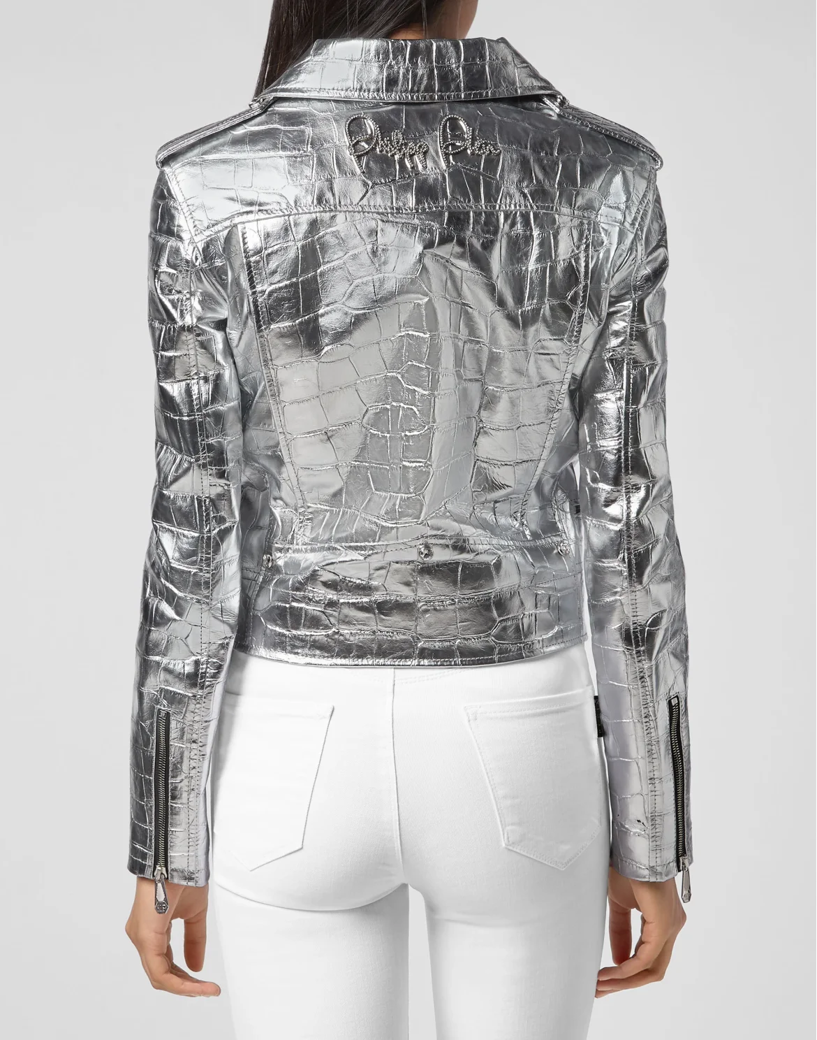 Leather Biker Signature, цвет: Серебристый