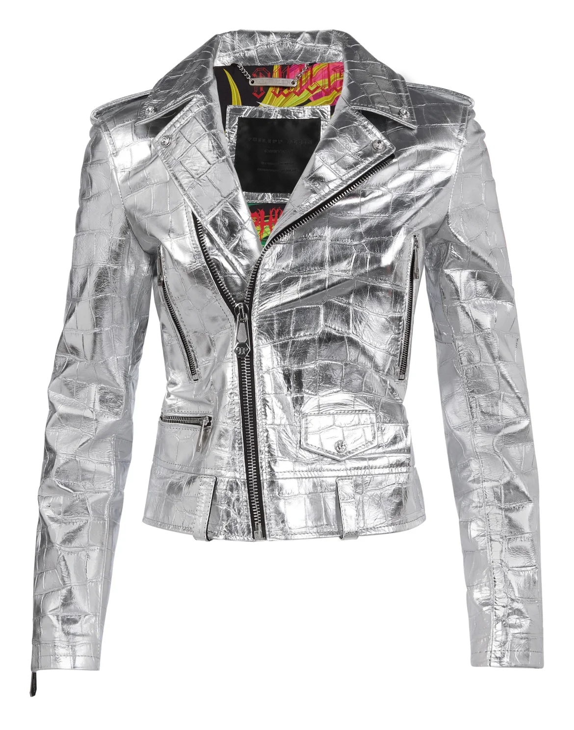 Leather Biker Signature, цвет: Серебристый