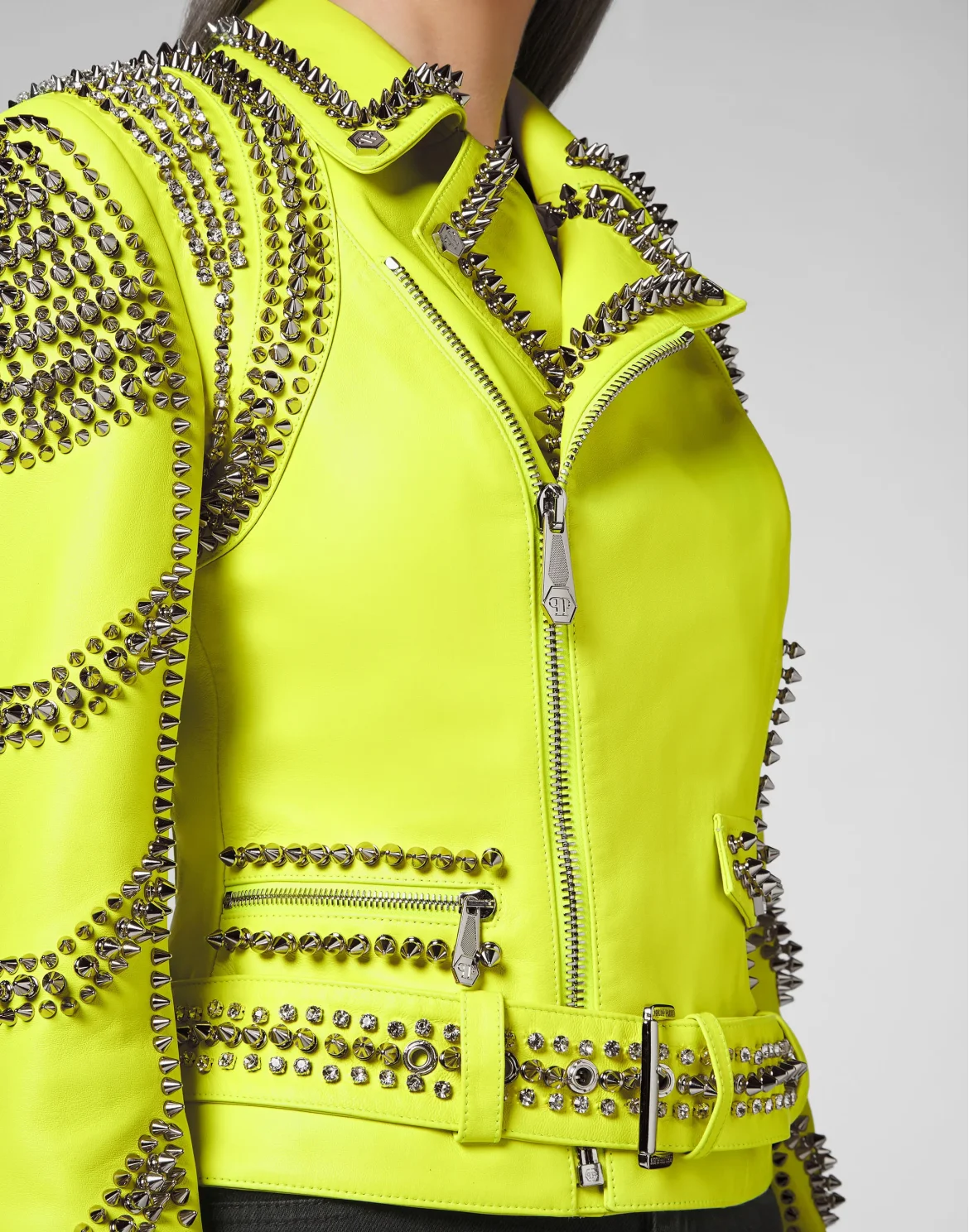 Leather Biker Studs, цвет: Желтый