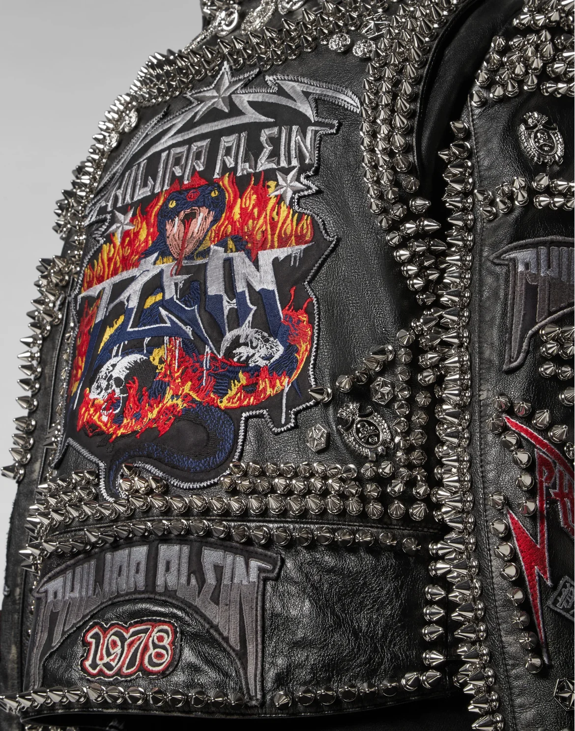 Leather Biker Rock PP, цвет: Черный