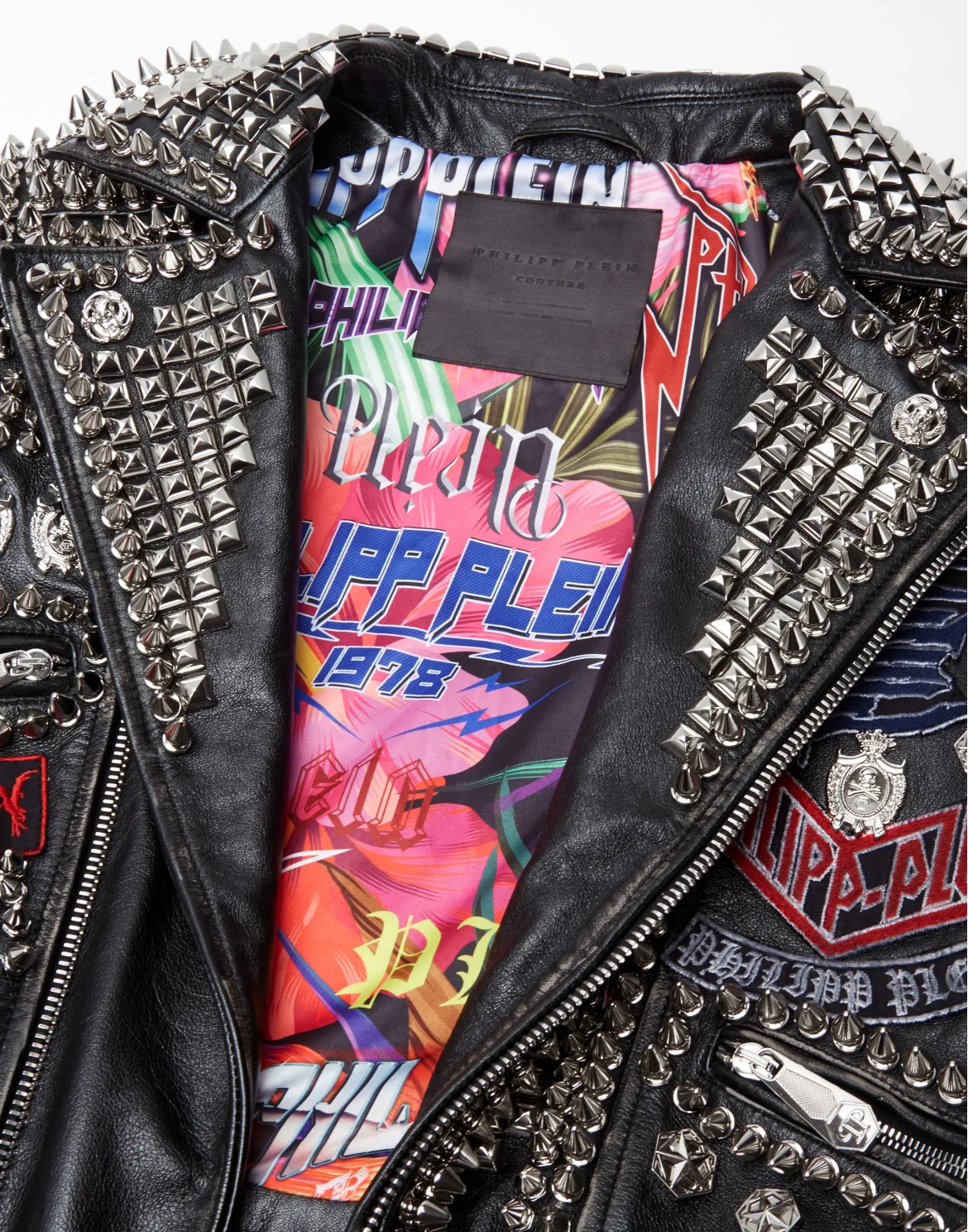 Leather Biker Rock PP, цвет: Черный