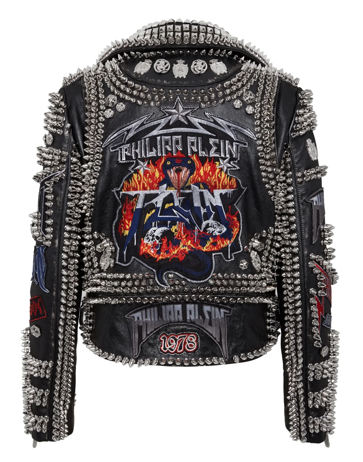Leather Biker Rock PP, цвет: Черный
